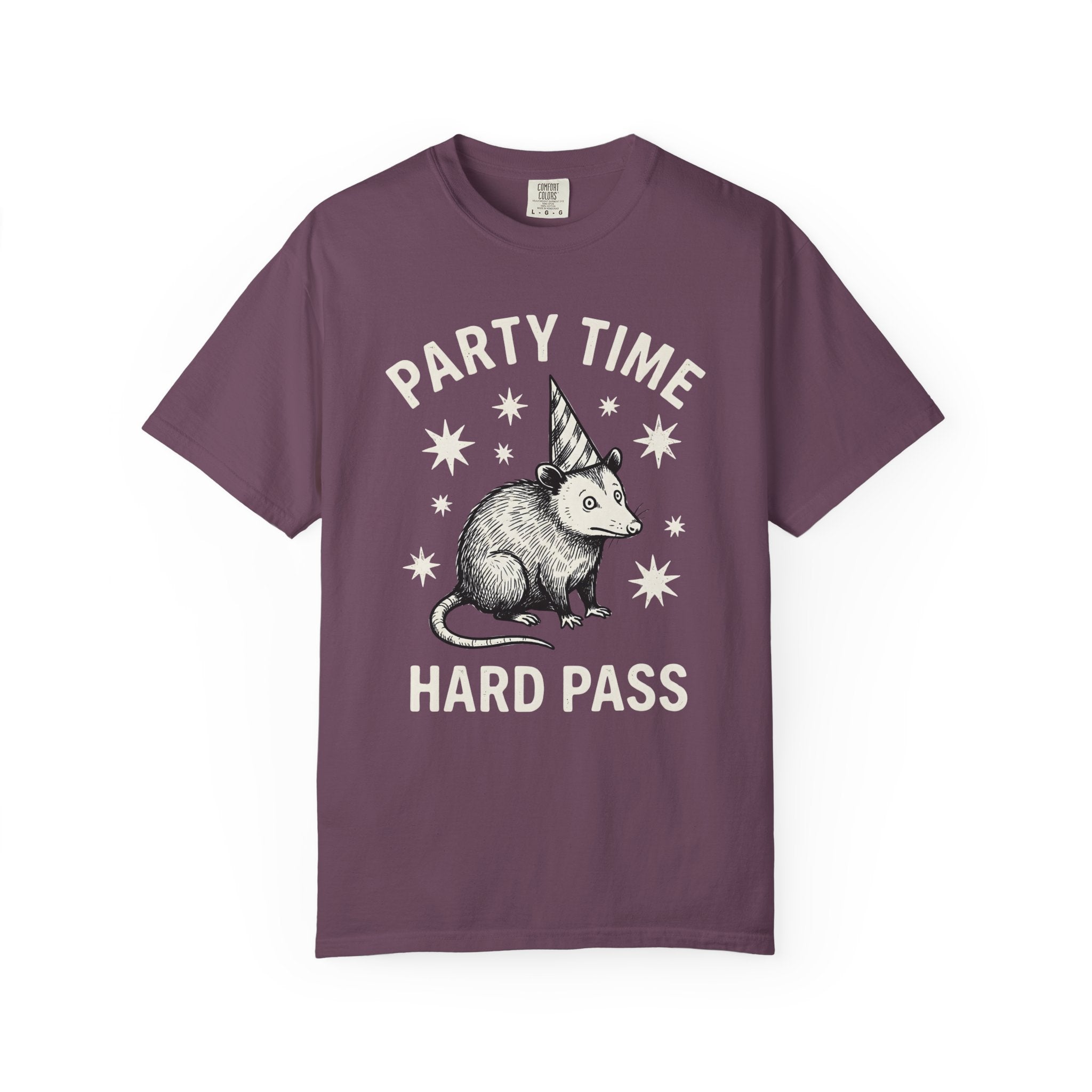 Party Time Hard Pass Opossum T-Shirt