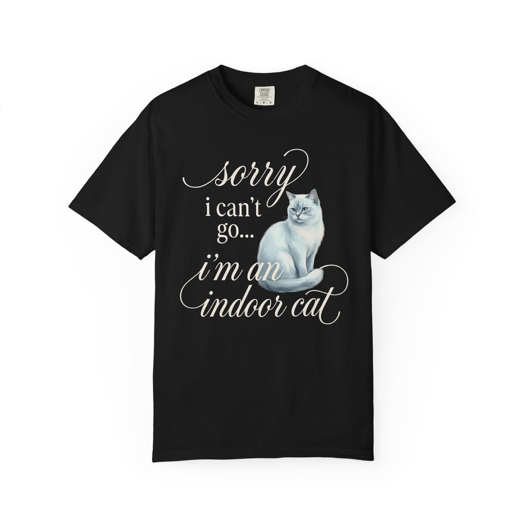Sorry I Can't Go Cat T-Shirt