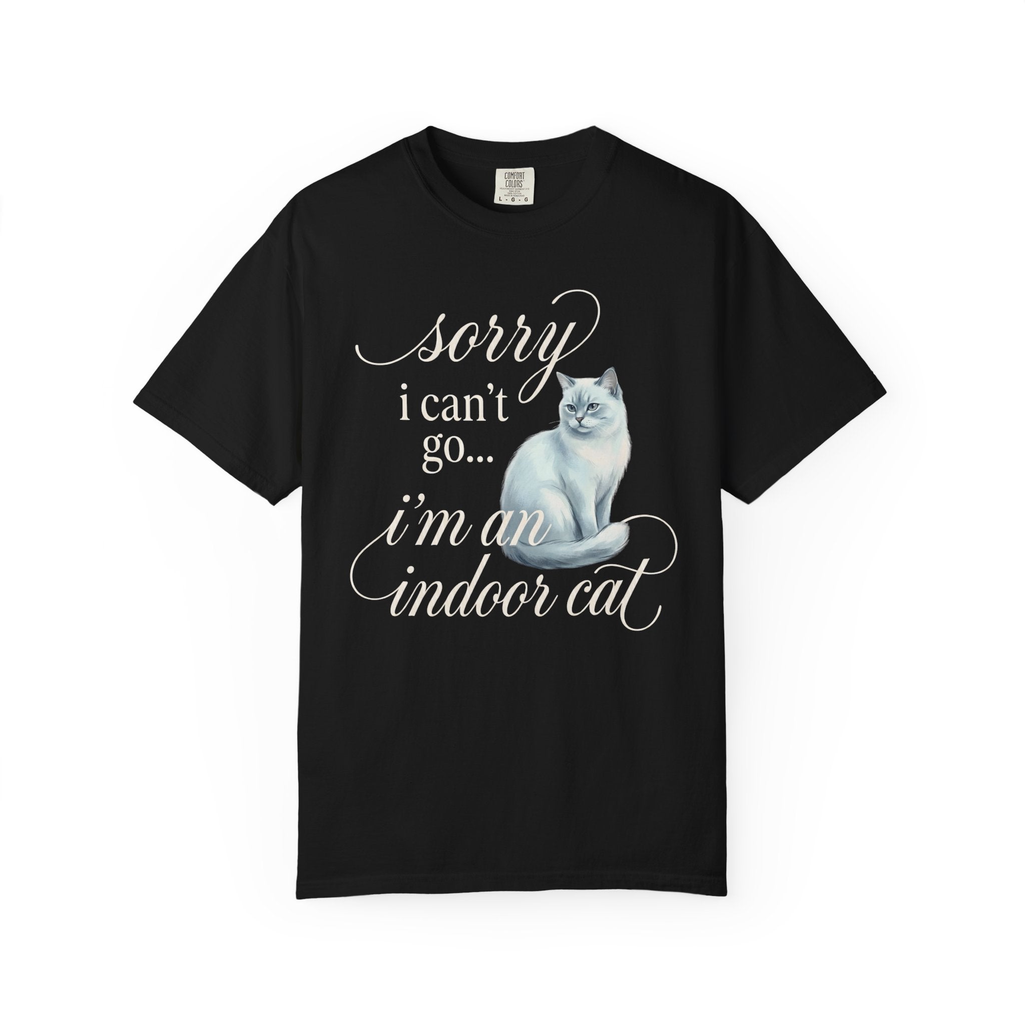 Sorry I Can't Go Cat T-Shirt