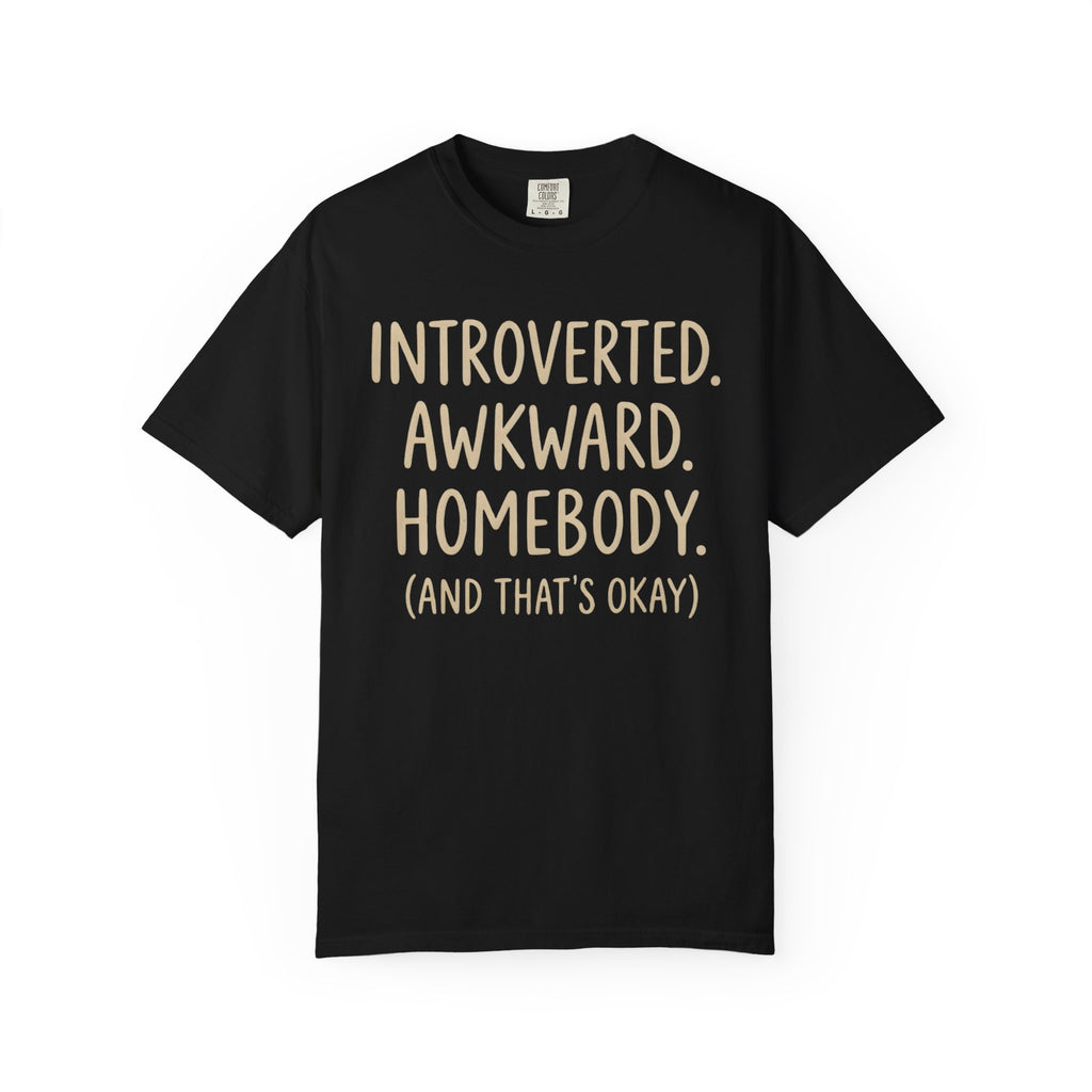 Introverted. Awkward. Homebody. T-Shirt