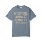 Introverted. Awkward. Homebody. T-Shirt