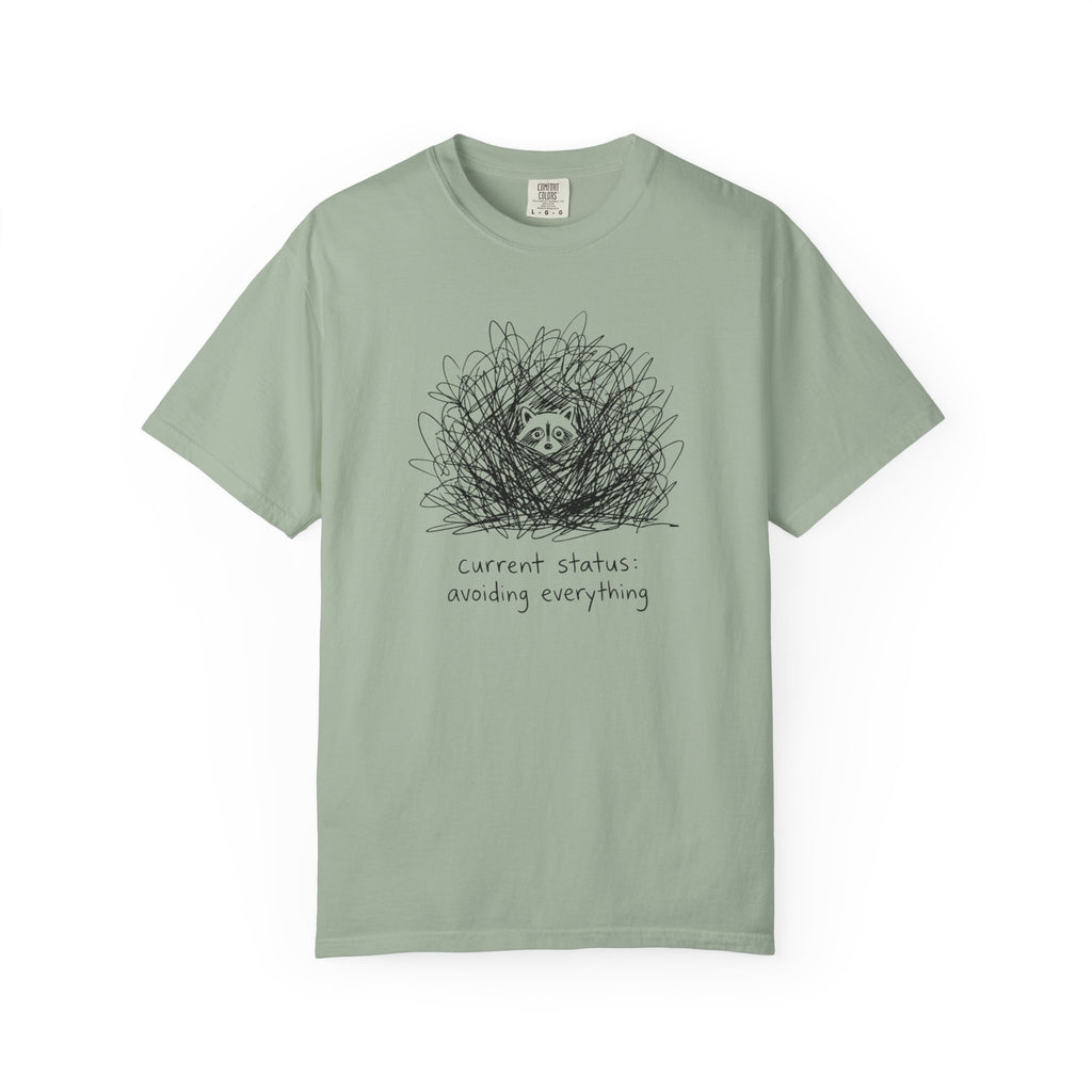 Avoiding Everything Raccoon T-Shirt