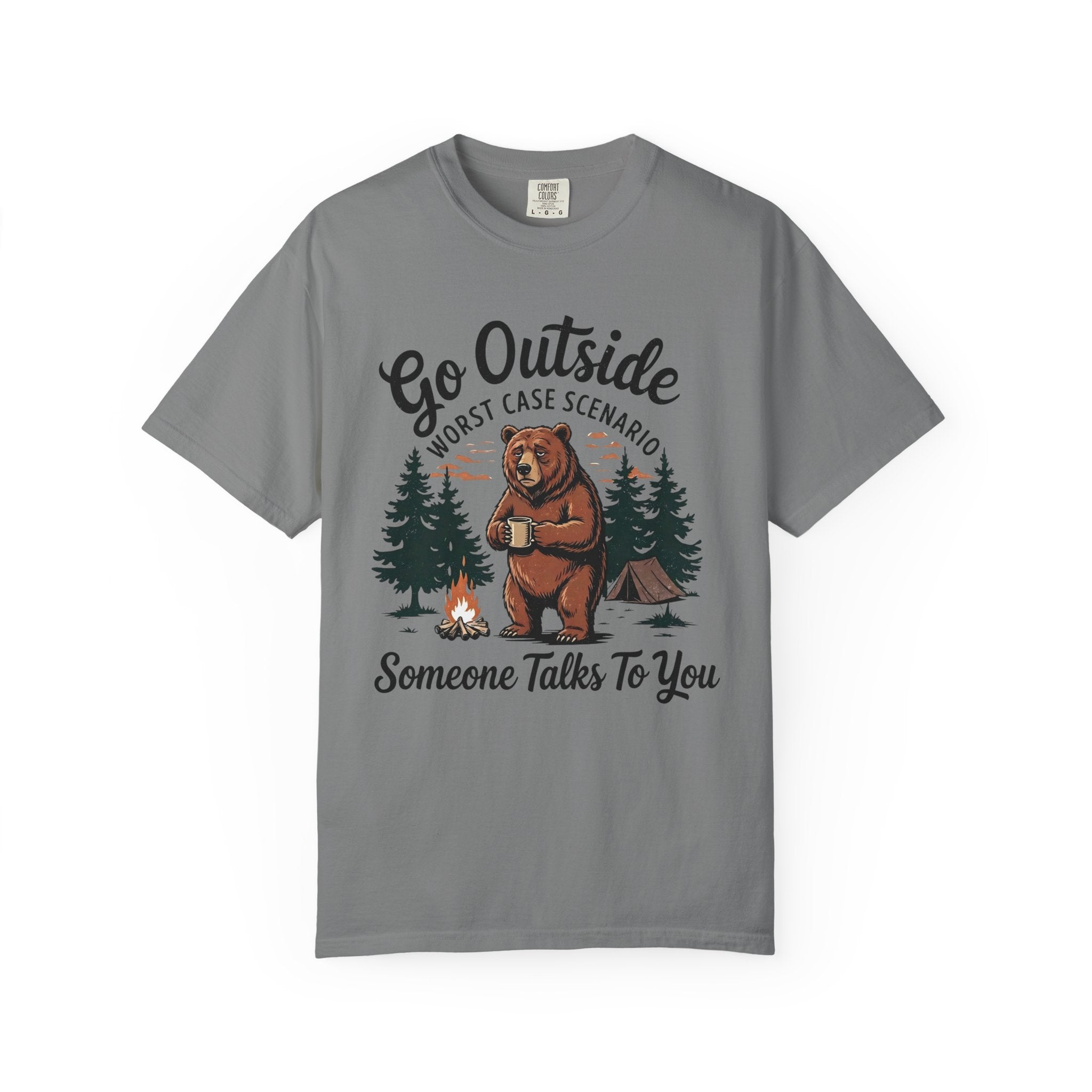 Go Outside Bear T-Shirt