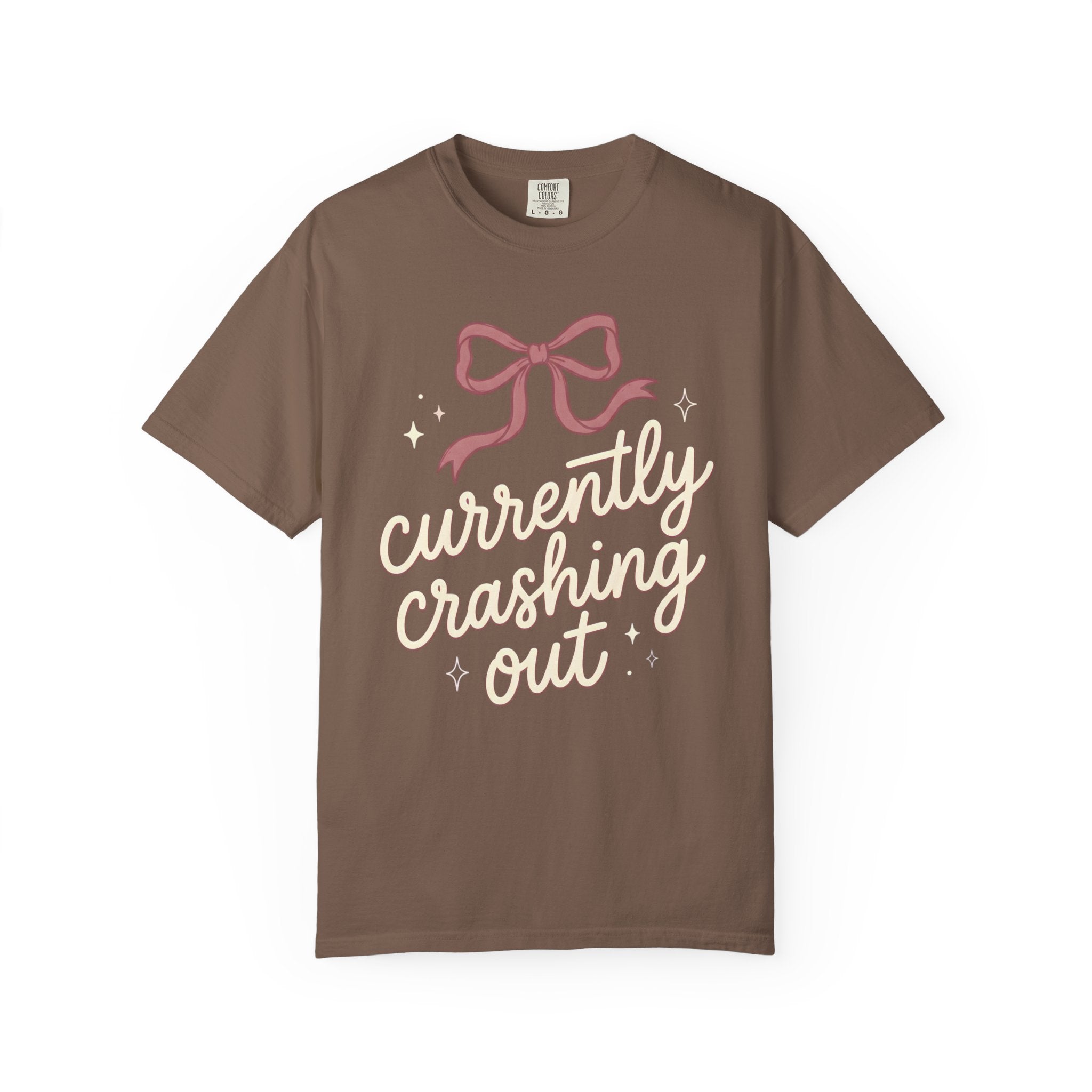 Currently Crashing Out Coquette T-Shirt