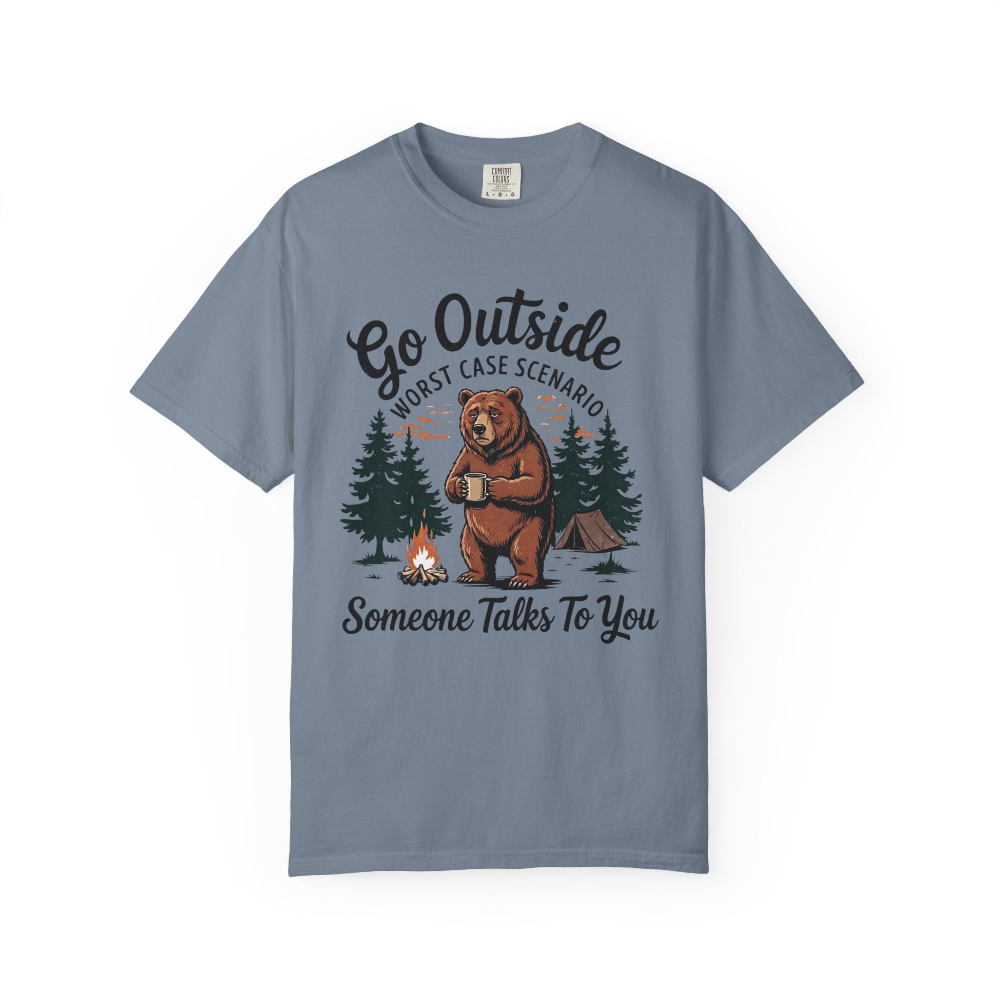 Go Outside Bear T-Shirt