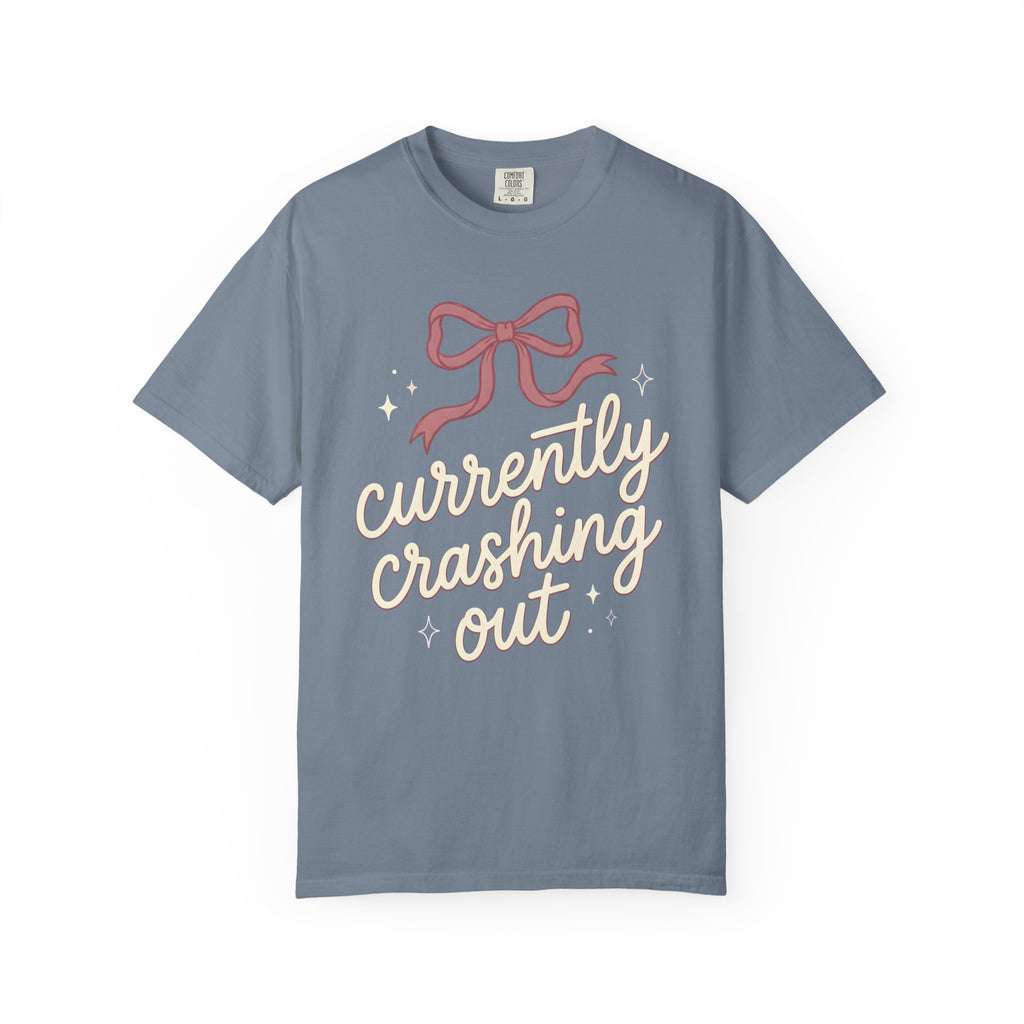 Currently Crashing Out Coquette T-Shirt