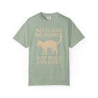 No Plans No People Cat T-Shirt