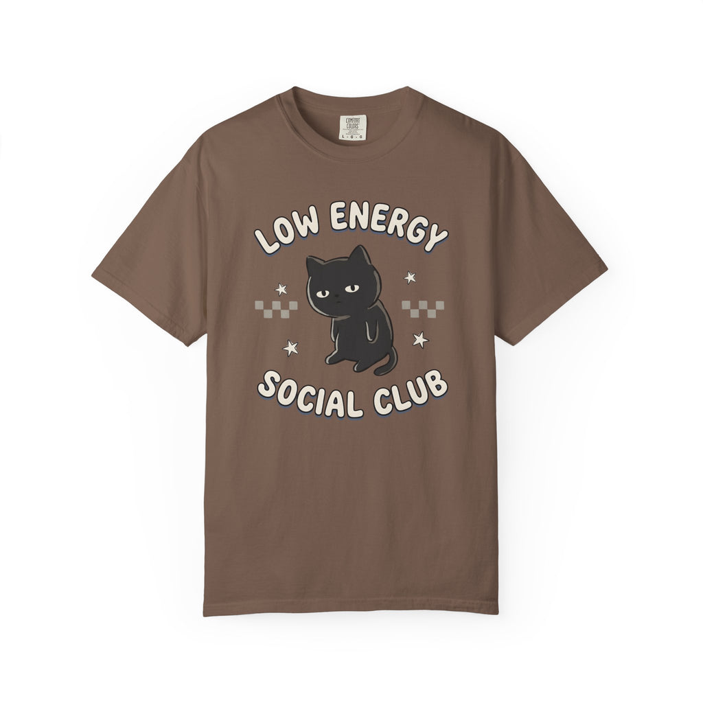 Low Energy Social Club Cat T-Shirt