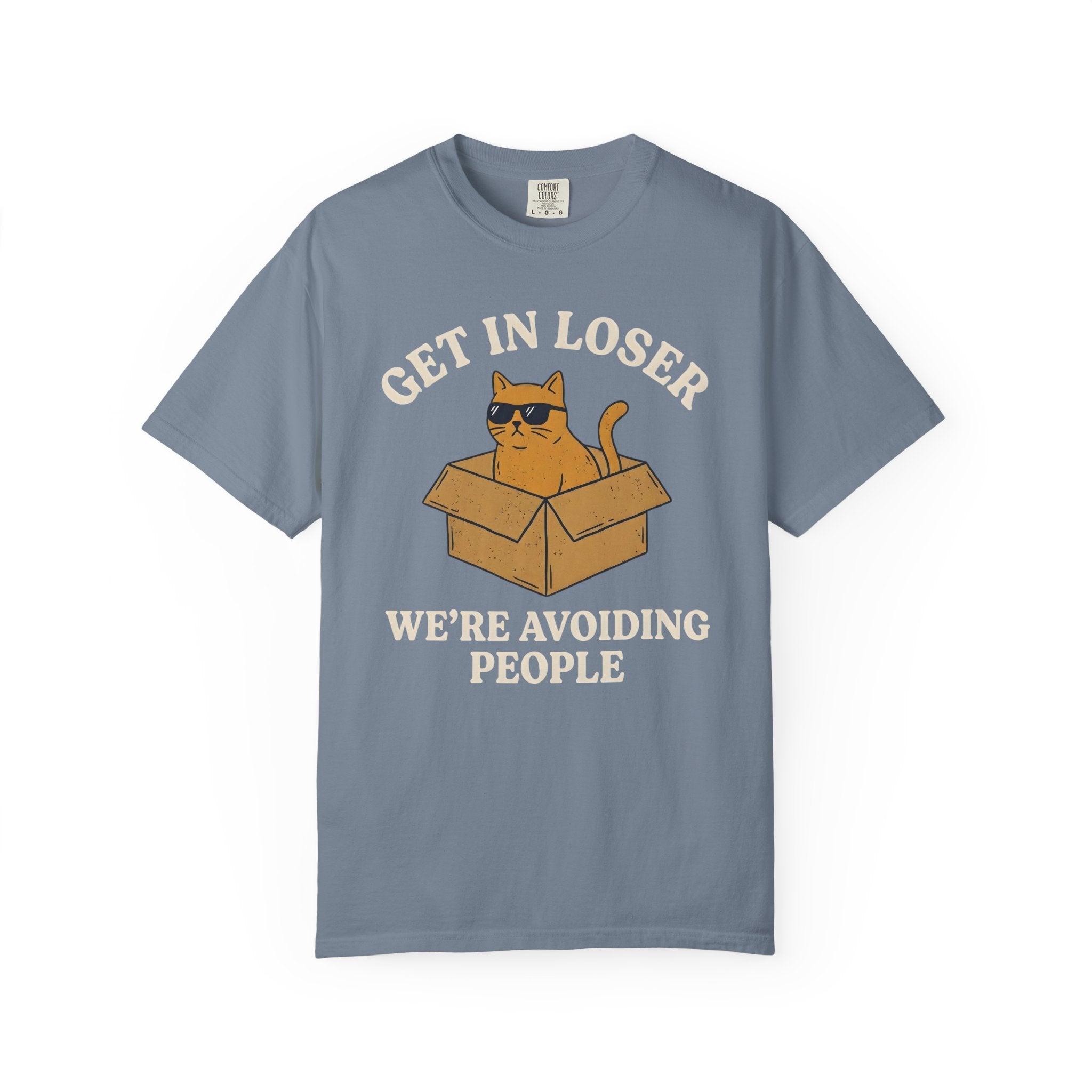 Get In Loser Avoiding People Cat T-Shirt