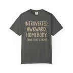 Introverted. Awkward. Homebody. T-Shirt