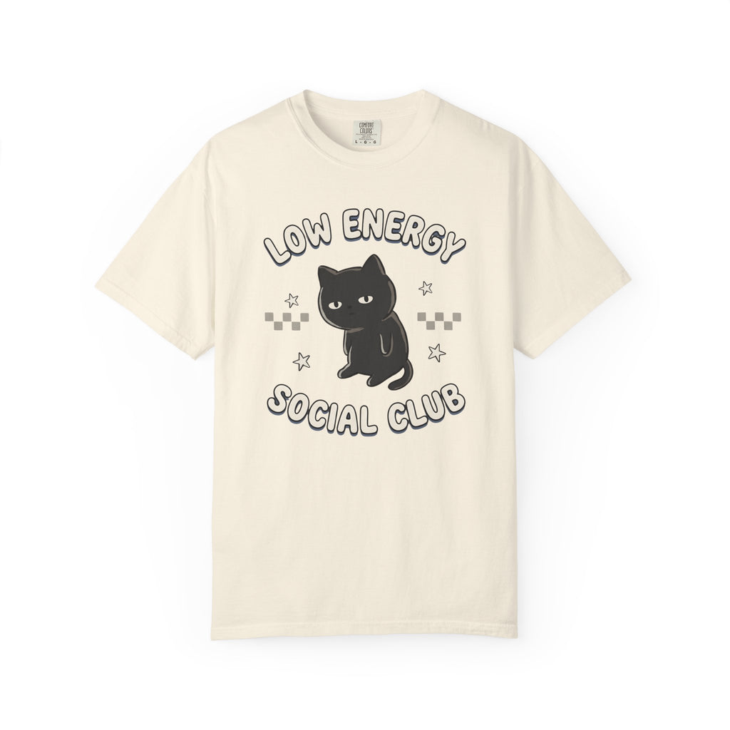 Low Energy Social Club Cat T-Shirt