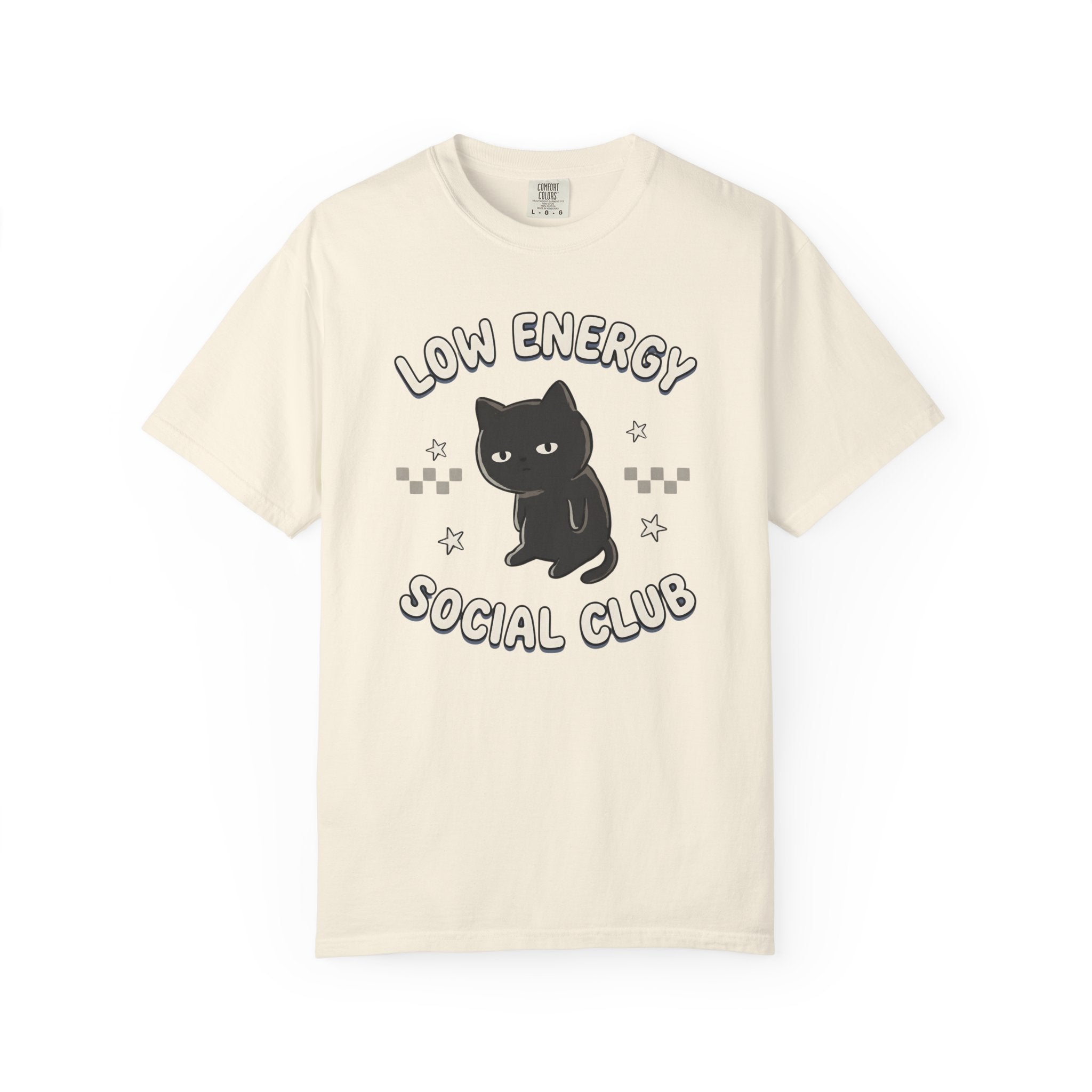 Low Energy Social Club Cat T-Shirt