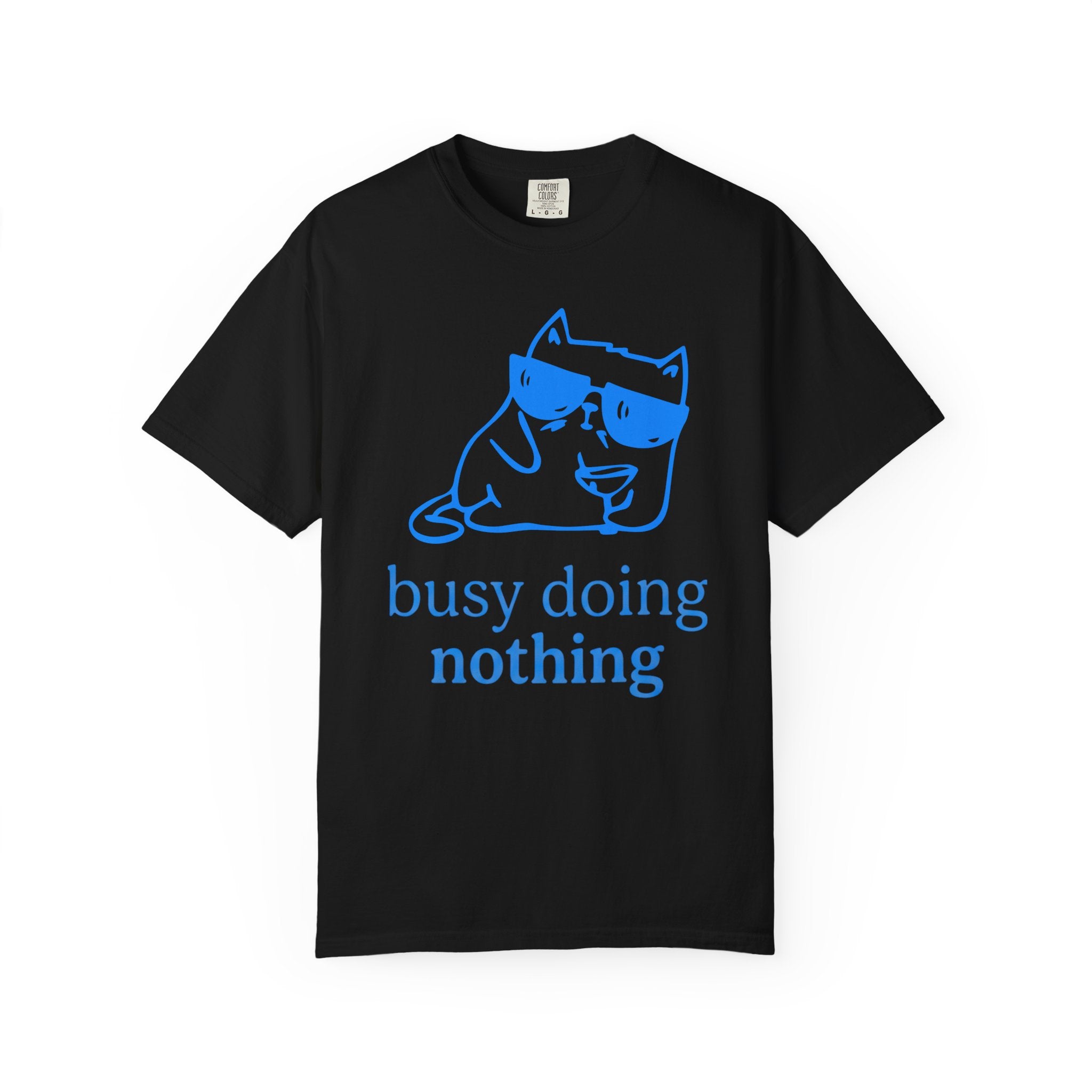 Busy Doing Nothing Cat T-Shirt