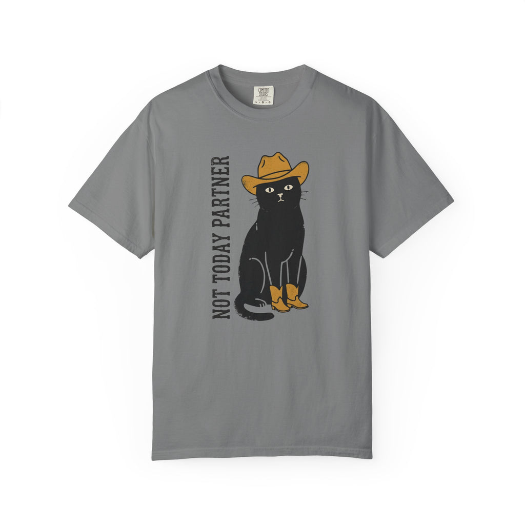 Not Today Partner Western Cat T-Shirt