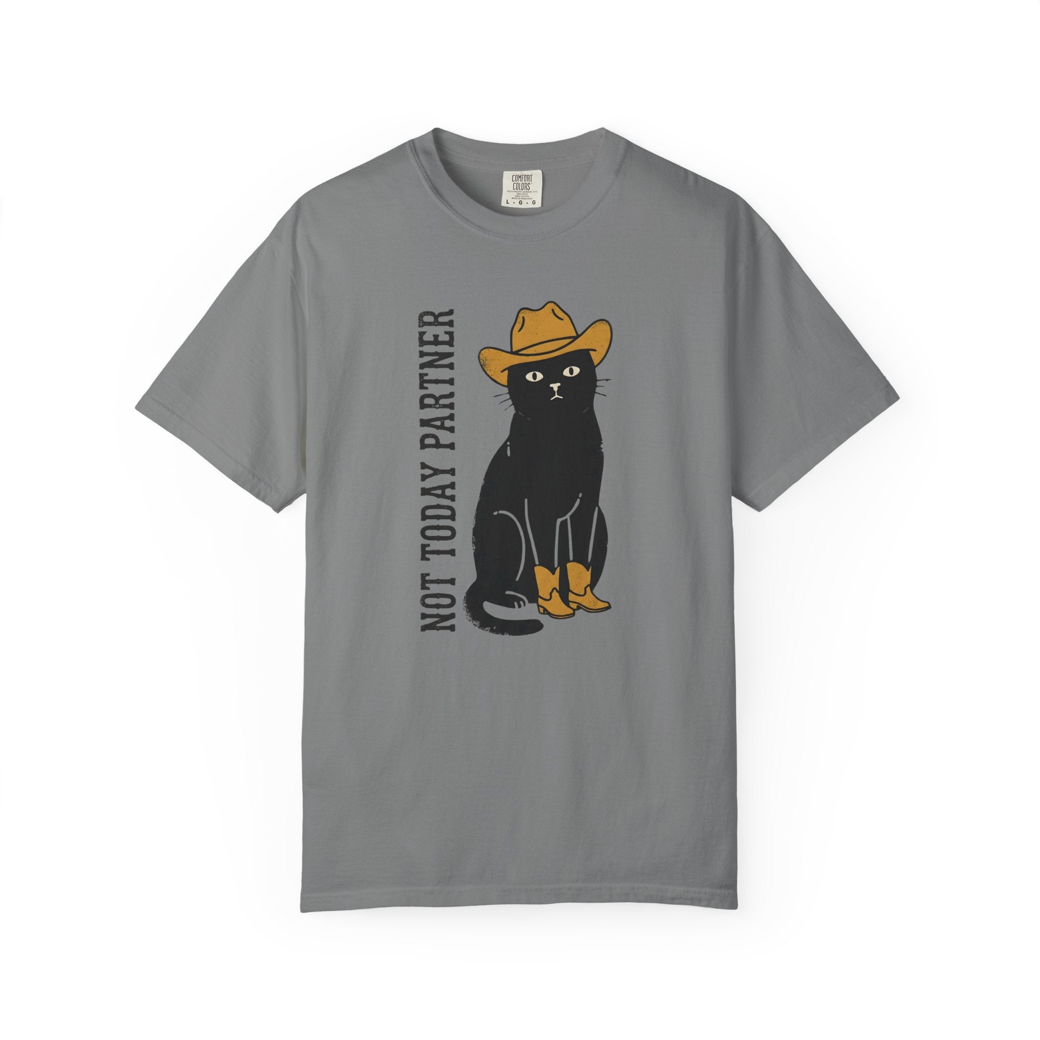 Not Today Partner Western Cat T-Shirt