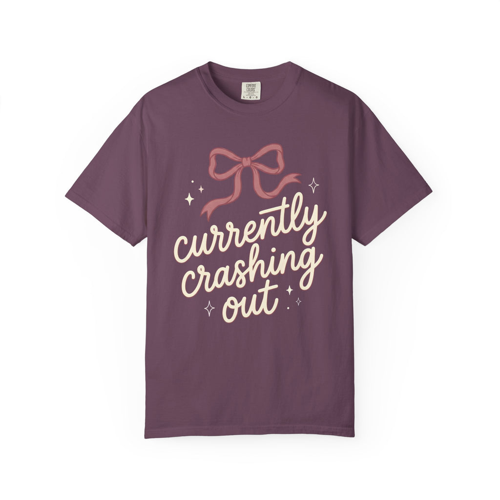 Currently Crashing Out Coquette T-Shirt