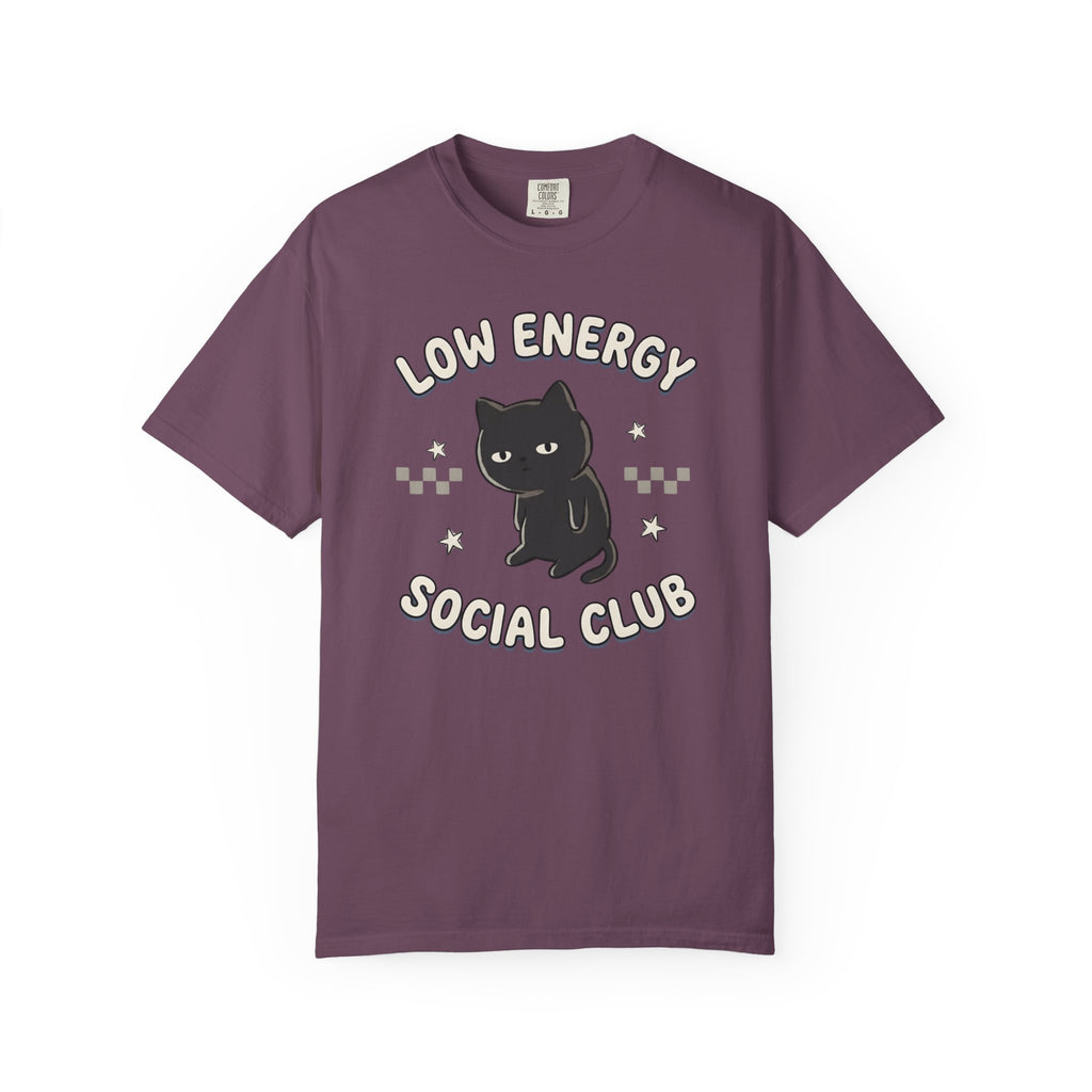 Low Energy Social Club Cat T-Shirt
