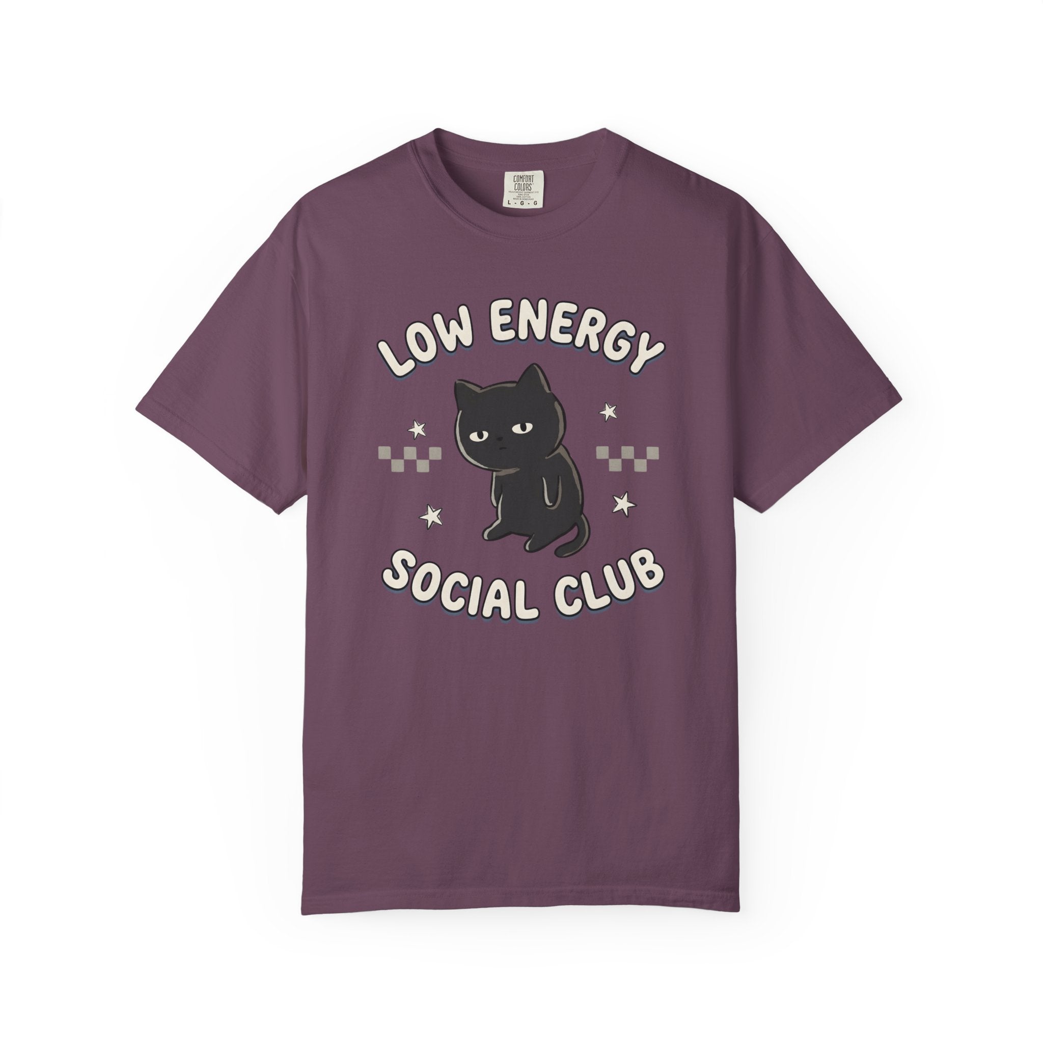 Low Energy Social Club Cat T-Shirt
