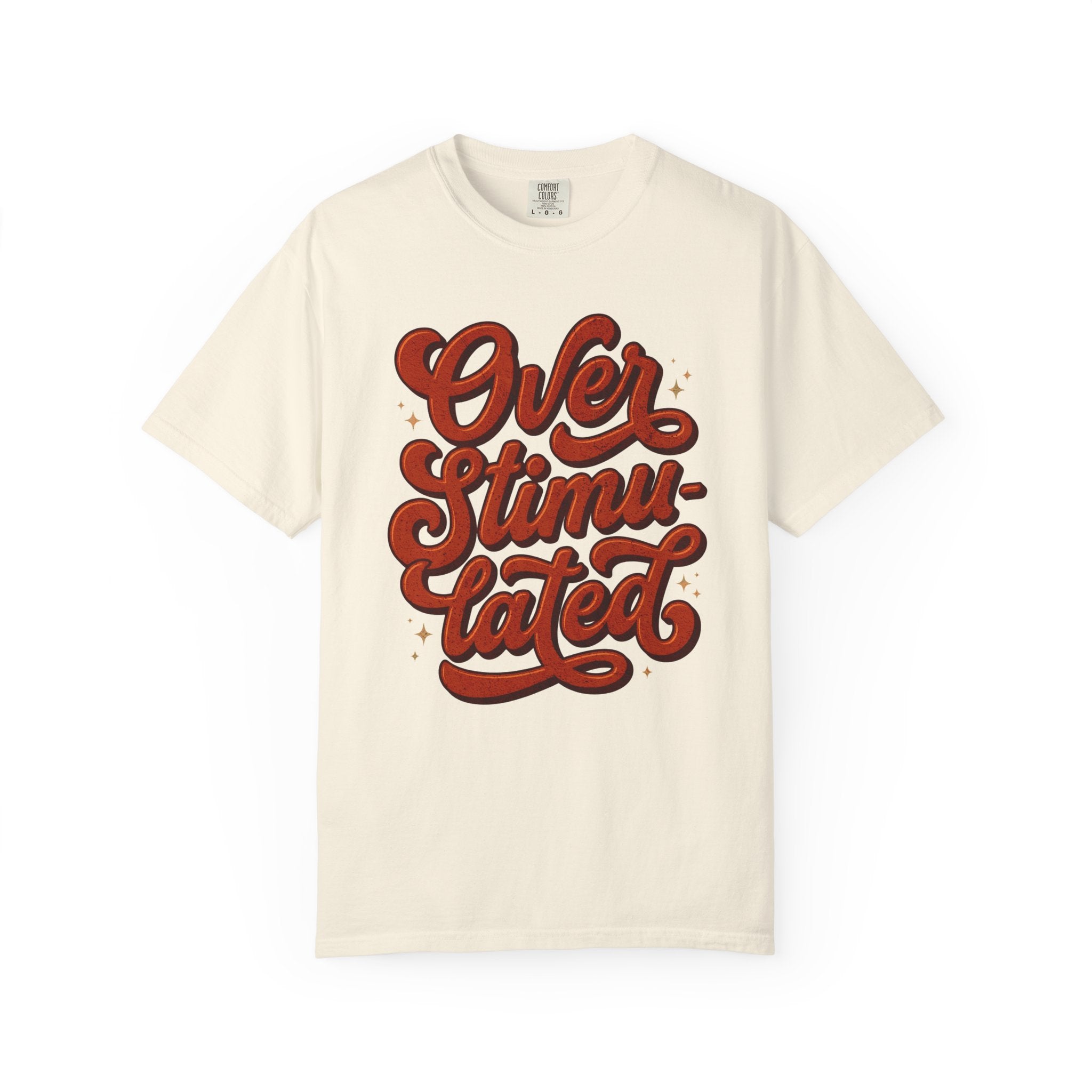 Overstimulated Retro Stacked T-Shirt
