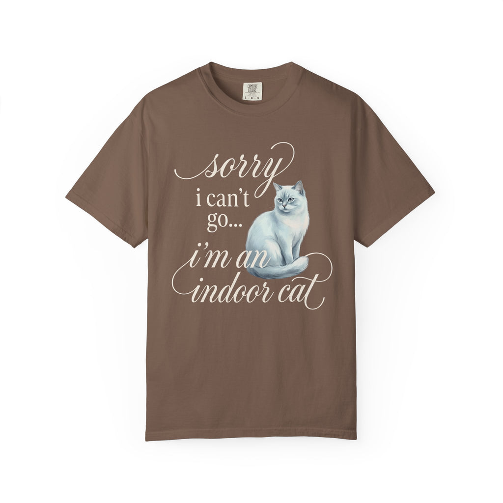 Sorry I Can't Go Cat T-Shirt