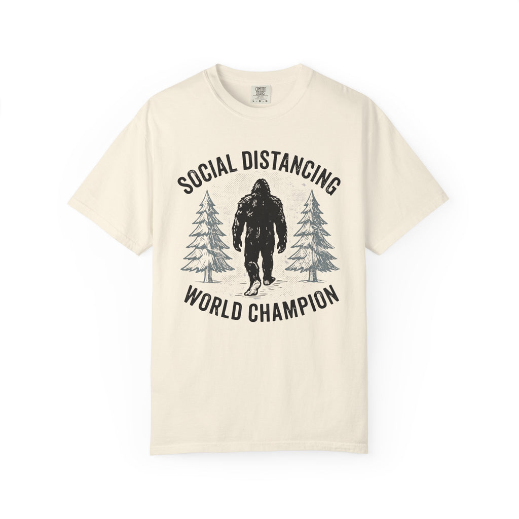 Bigfoot Social Distancing Champion T-Shirt