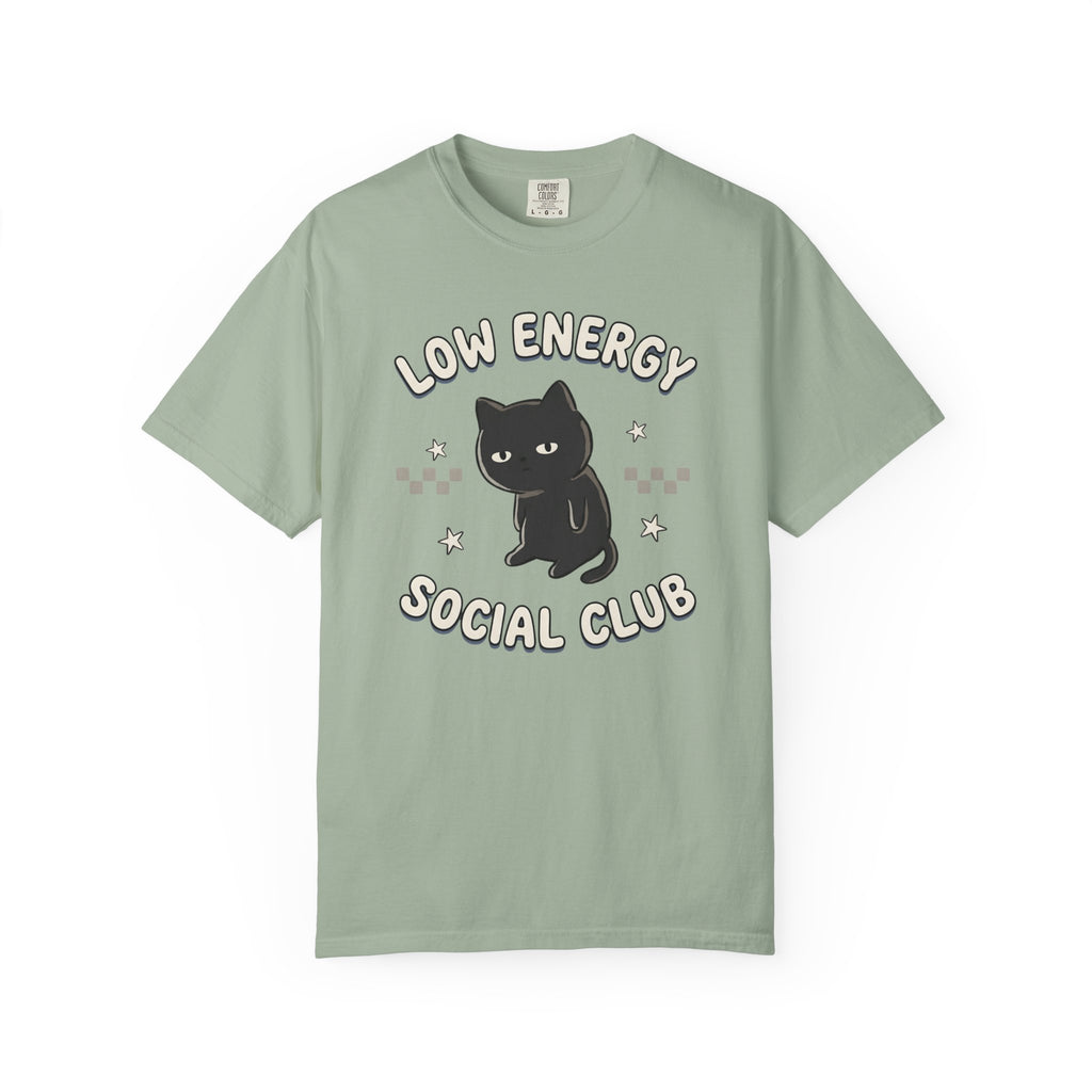 Low Energy Social Club Cat T-Shirt