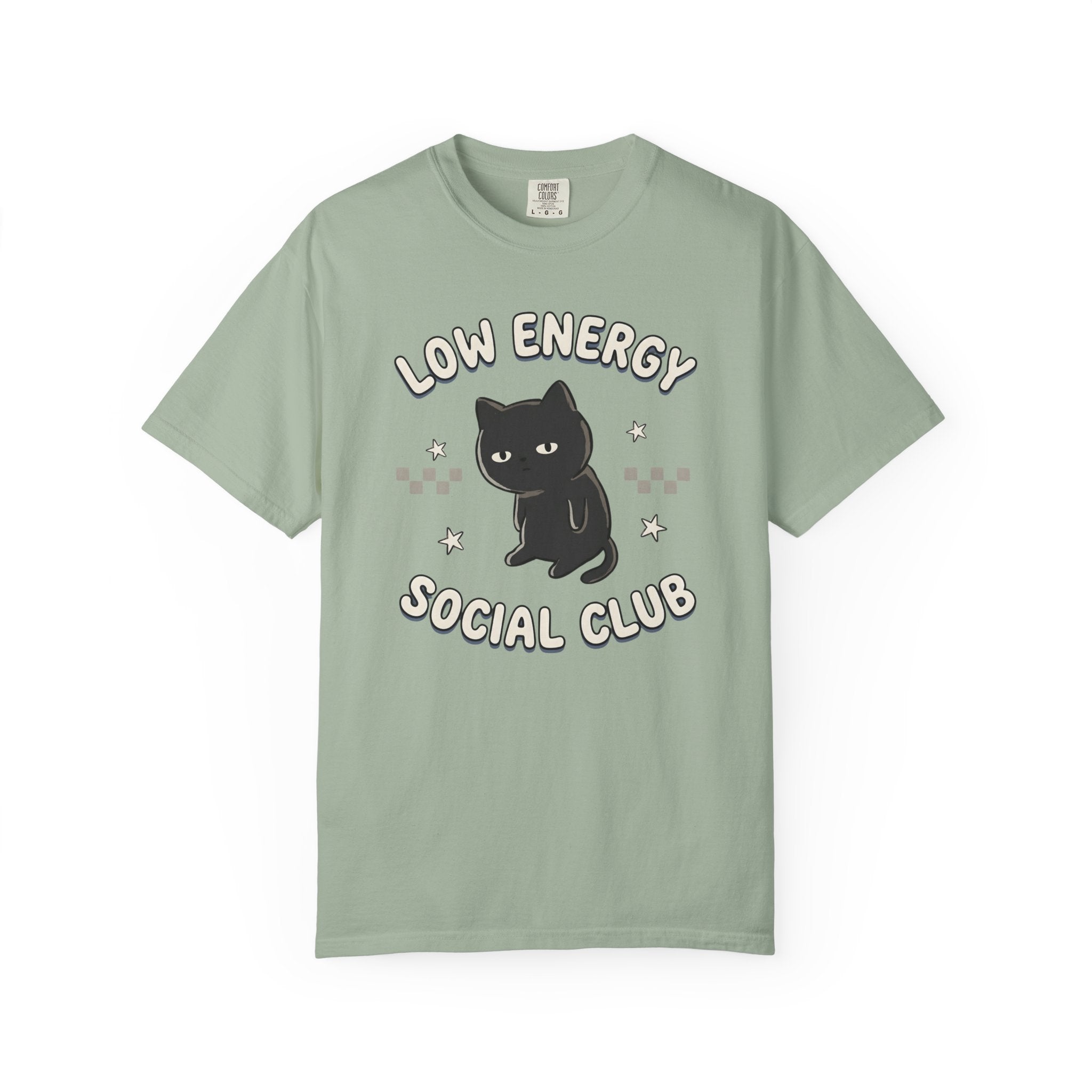 Low Energy Social Club Cat T-Shirt
