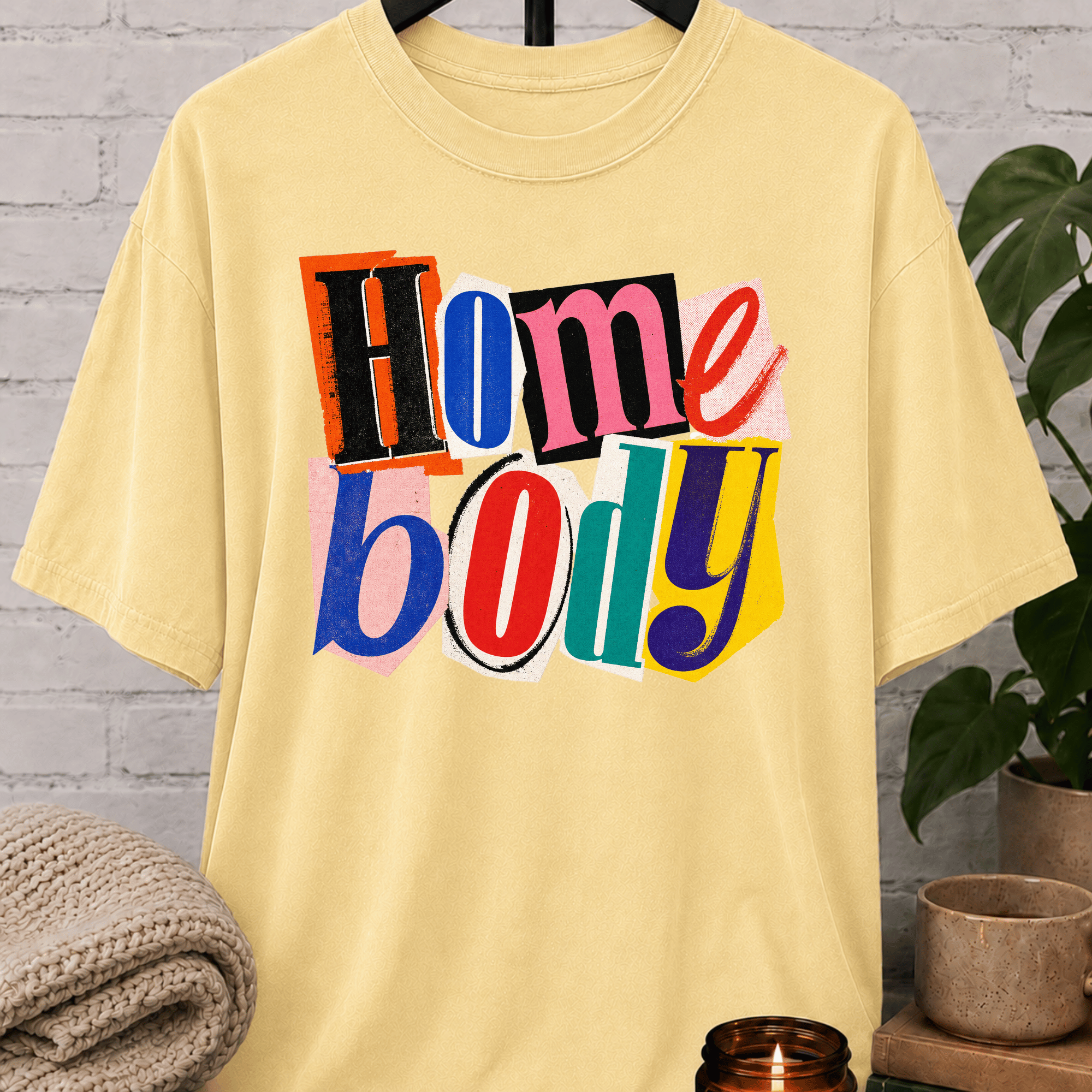 Homebody Ransom Letter T-Shirt