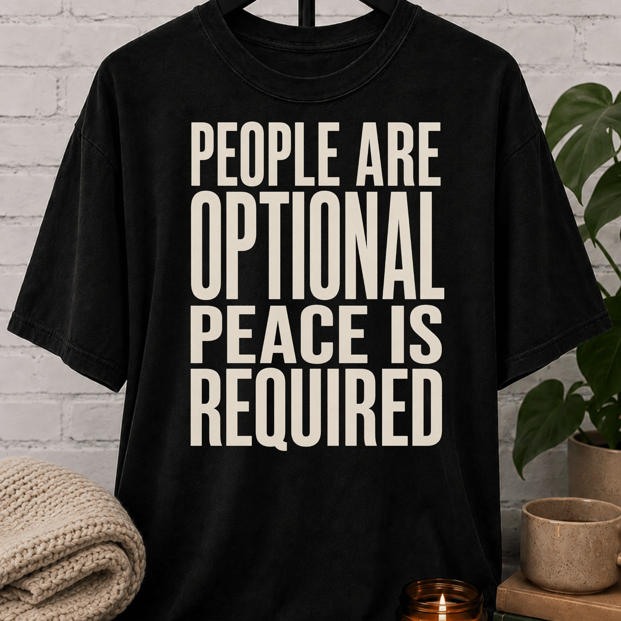 People Are Optional Peace Is Required T-Shirt