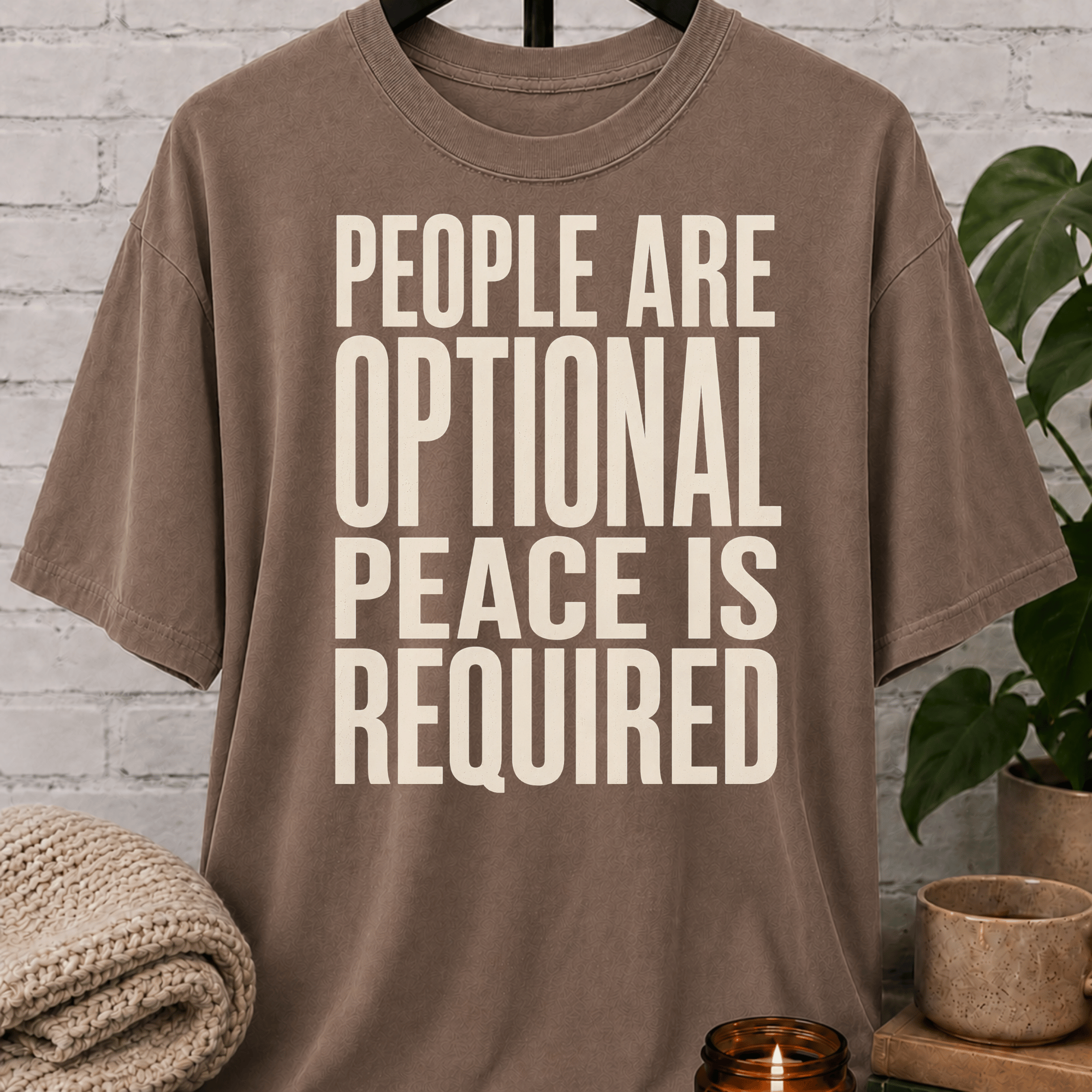 People Are Optional Peace Is Required T-Shirt