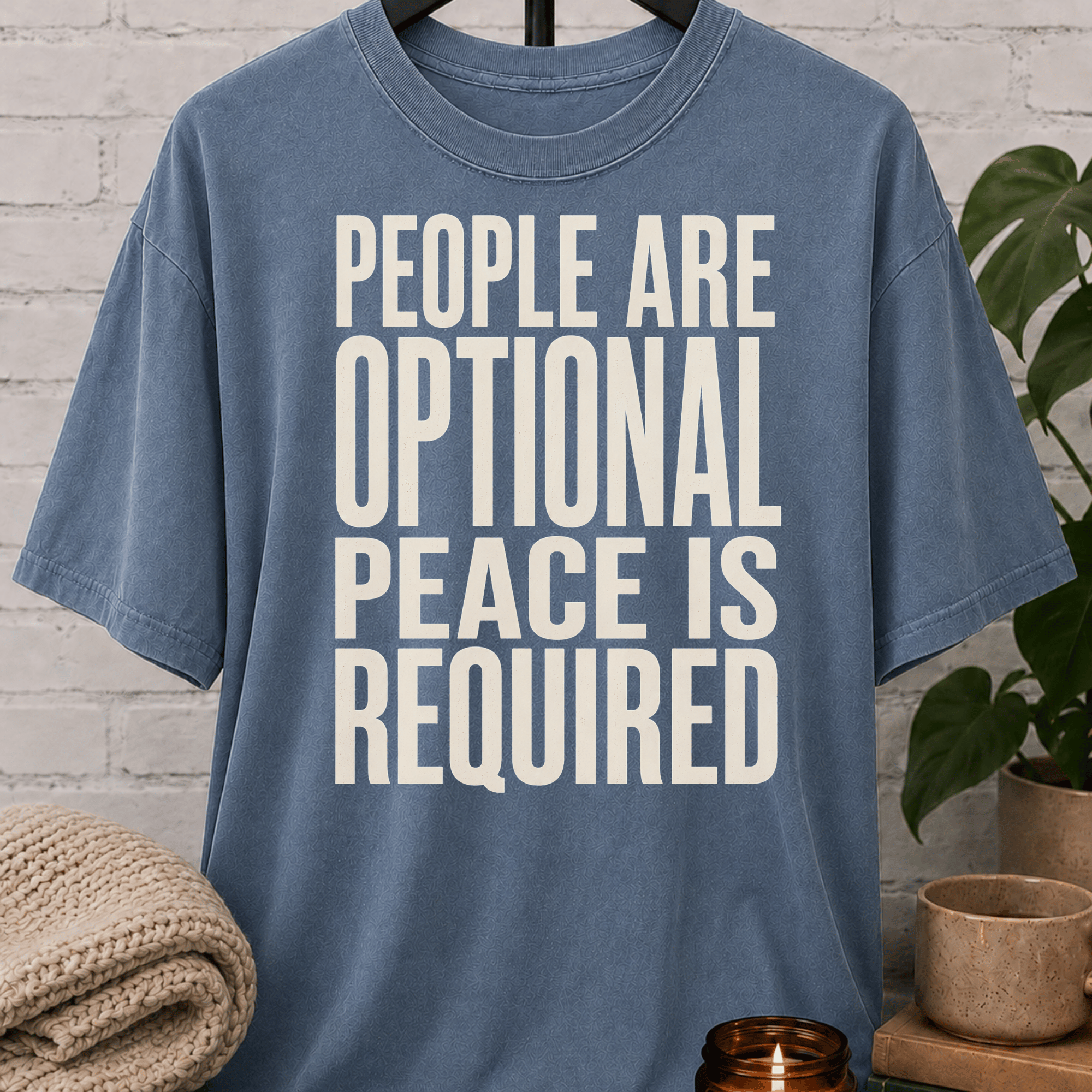 People Are Optional Peace Is Required T-Shirt