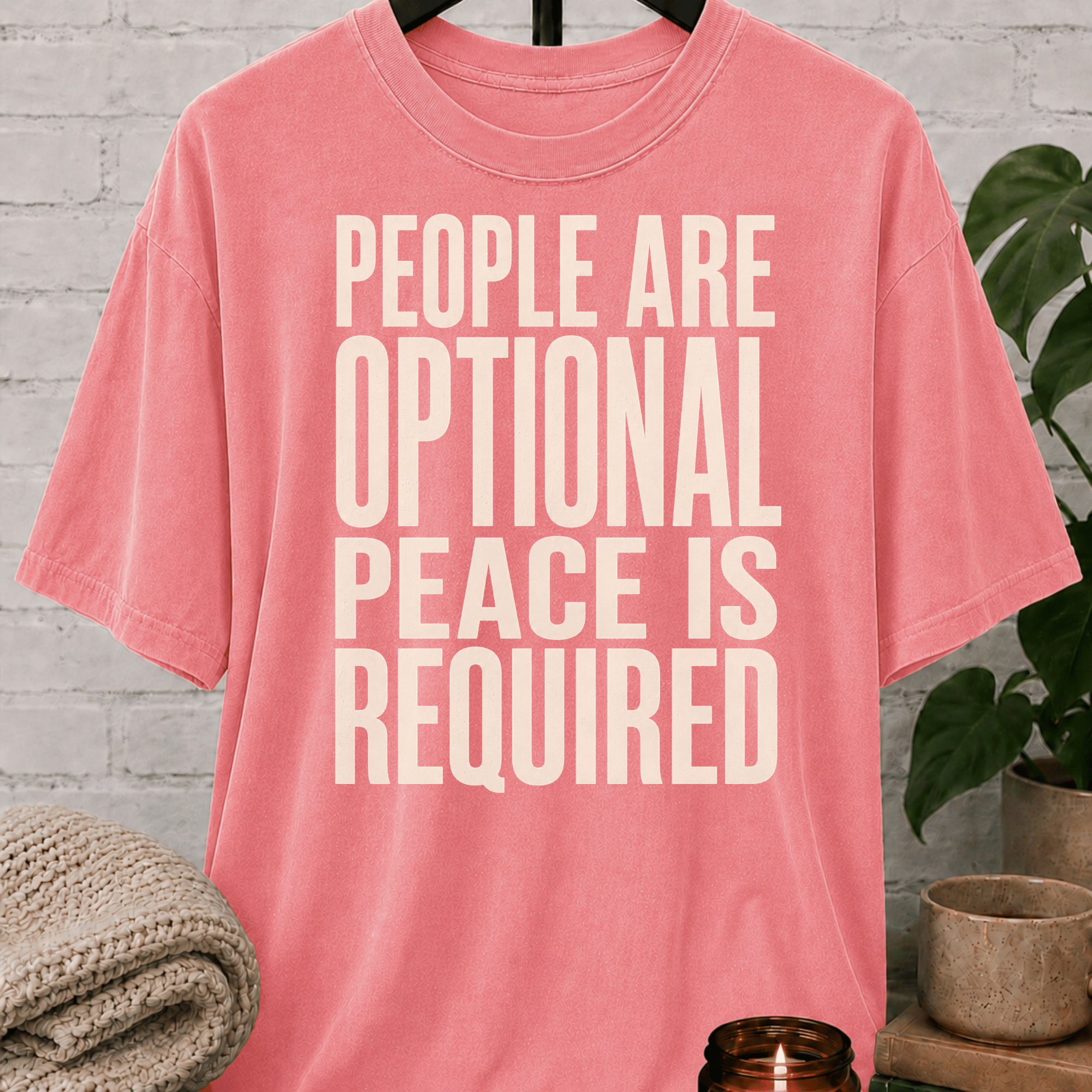 People Are Optional Peace Is Required T-Shirt