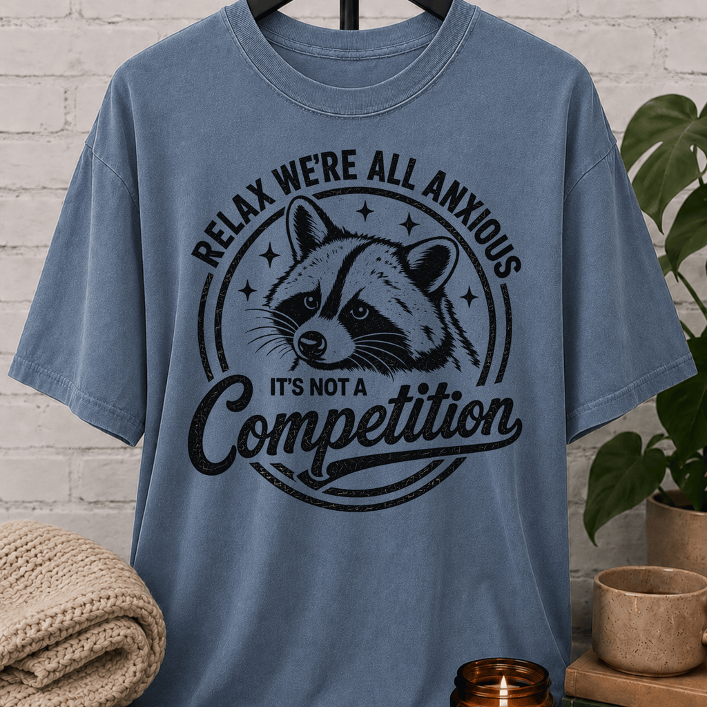 Relax We're All Anxious Raccoon T-Shirt