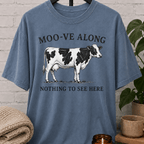 Moo-ve Along Funny Cow T-Shirt