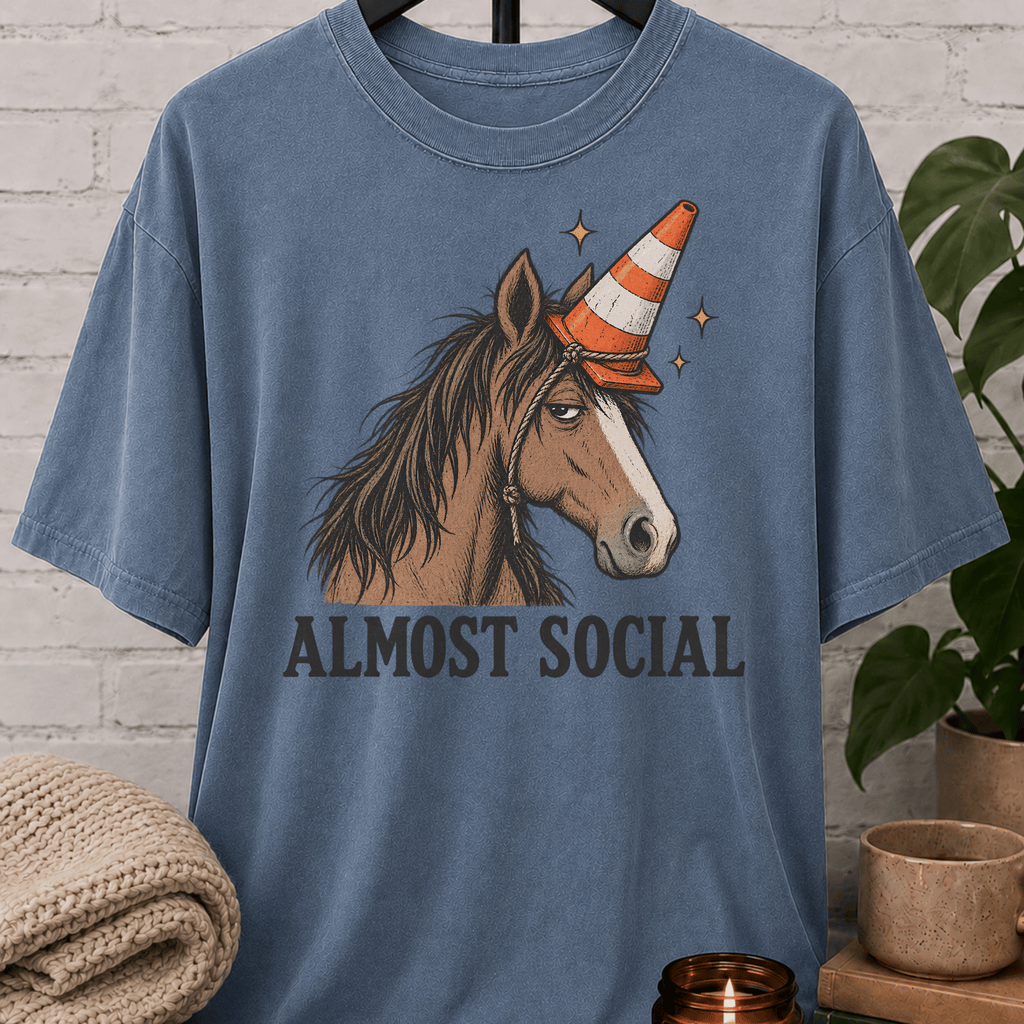 Almost Social Horse T-Shirt