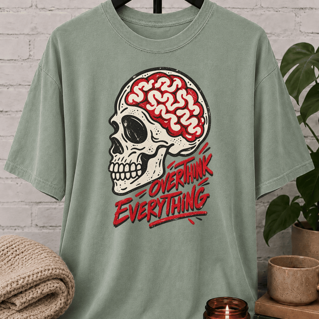 Overthink Everything Skull T-Shirt