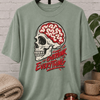 Overthink Everything Skull T-Shirt
