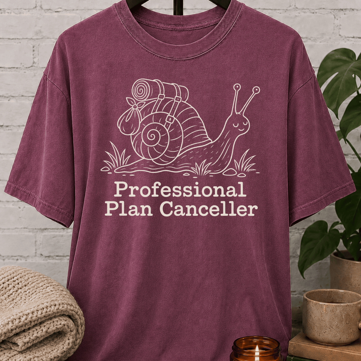 Professional Plan Canceller Snail T-Shirt