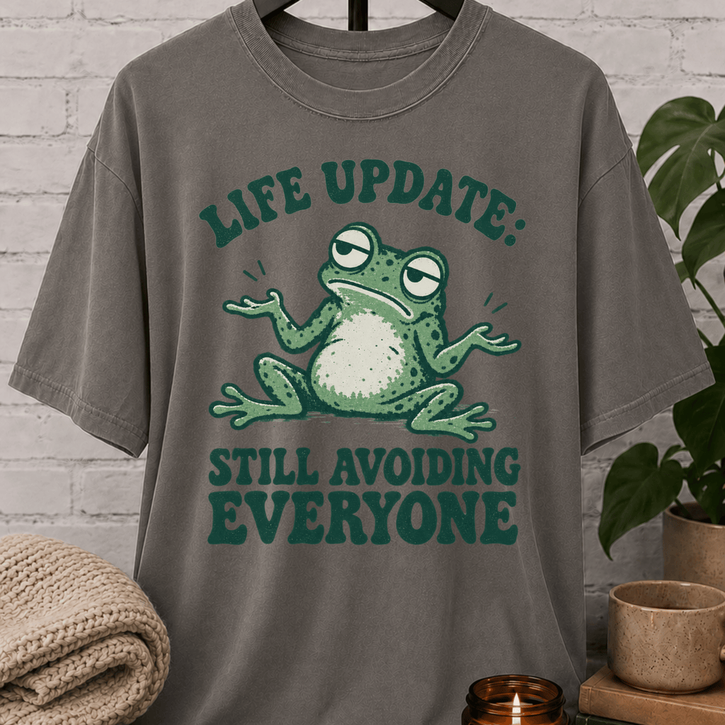 Still Avoiding Everyone Frog T-Shirt