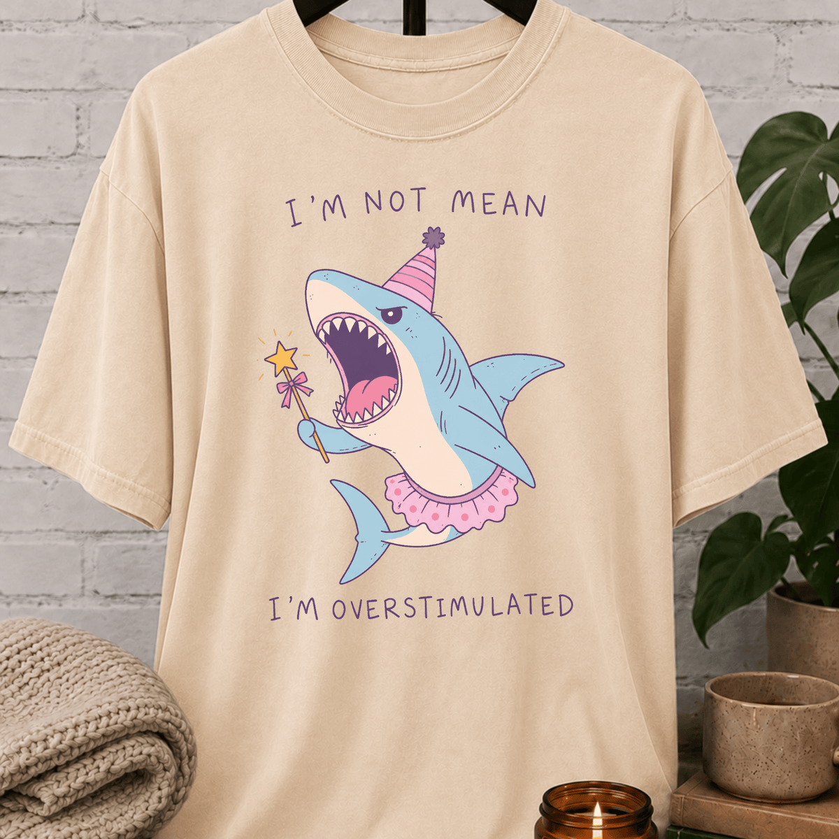 I’m Not Mean I’m Overstimulated T-Shirt