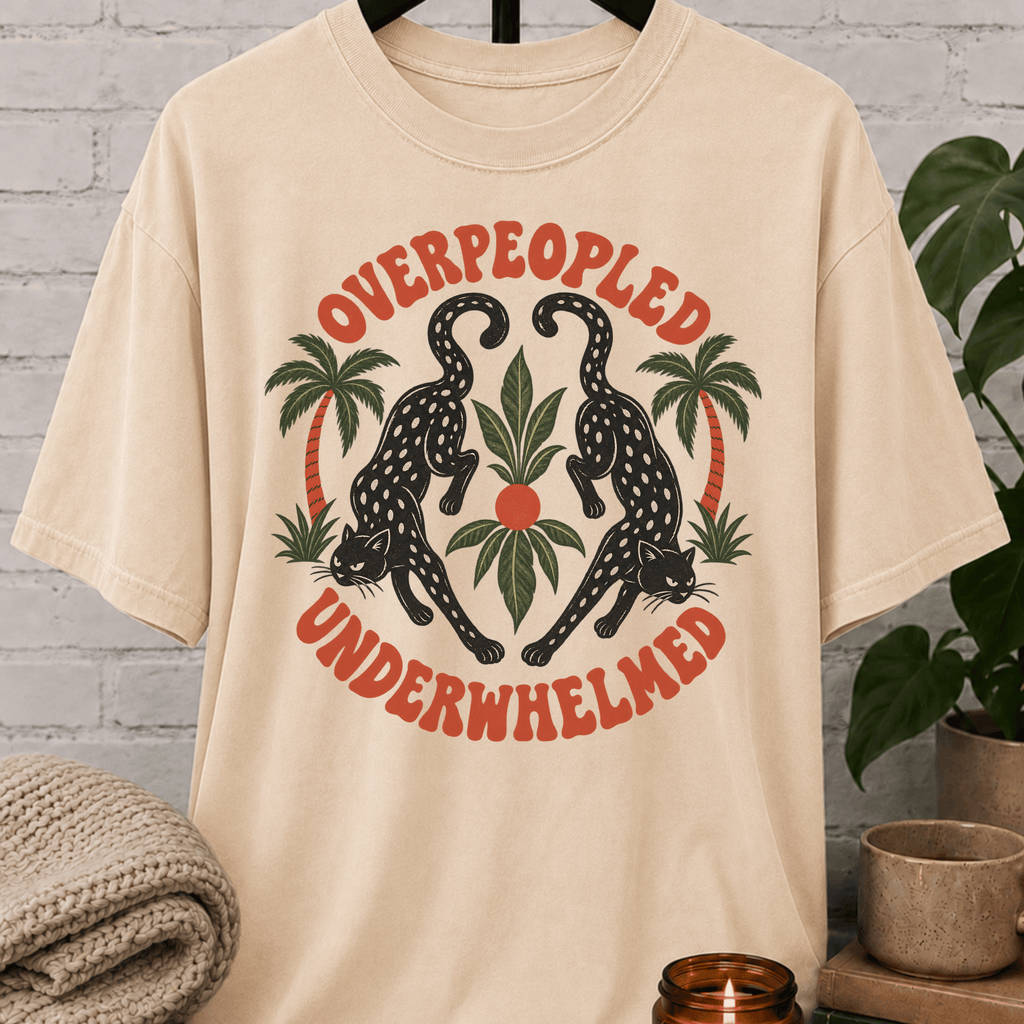Overpeopled Underwhelmed Leopard T-Shirt