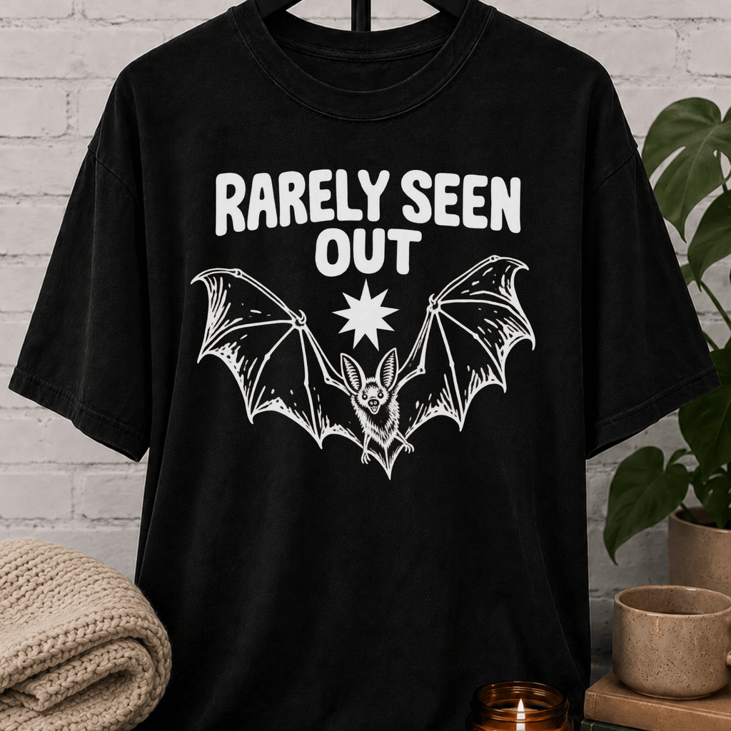 Barely Seen Out Bat T-Shirt