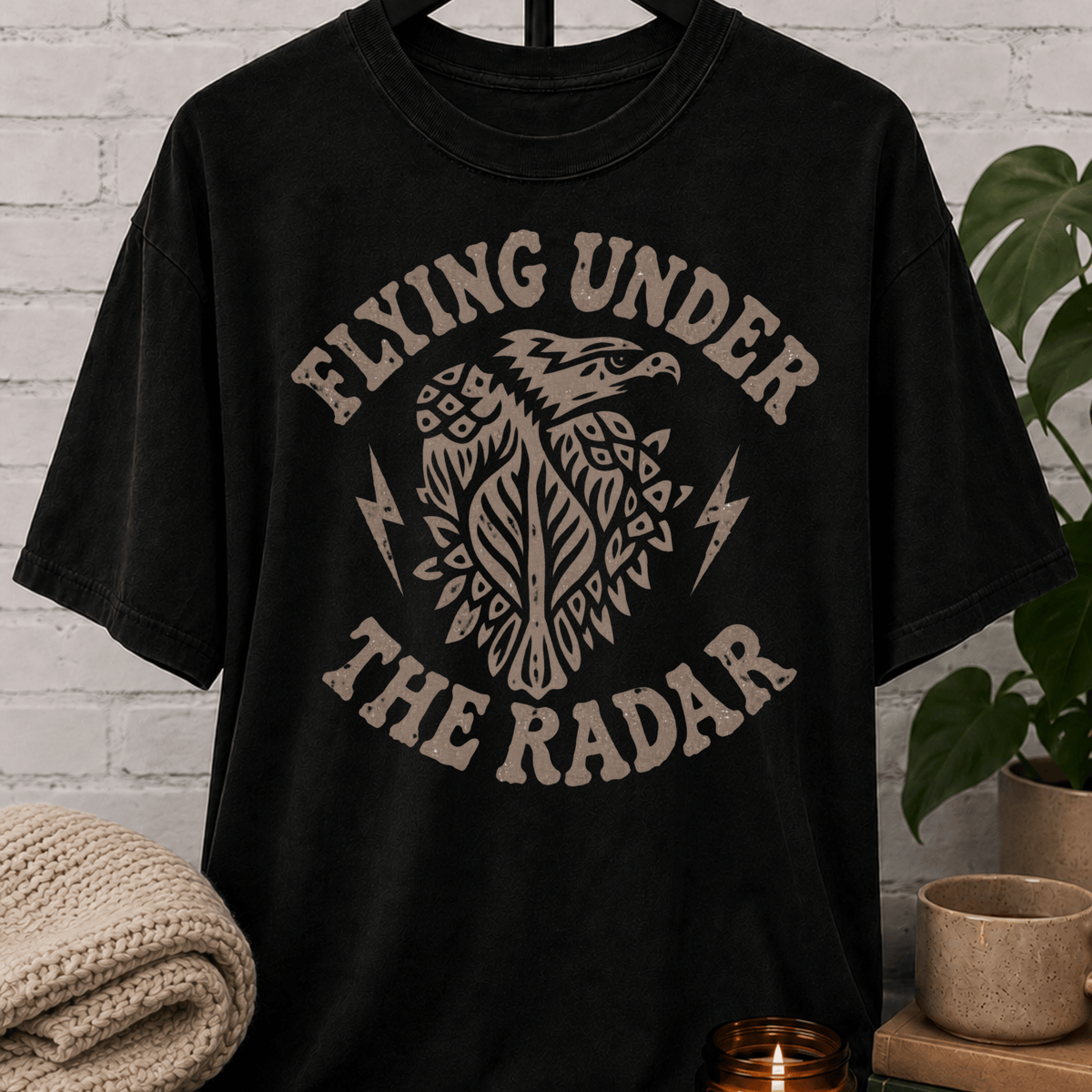 Flying Under the Radar Eagle T-Shirt