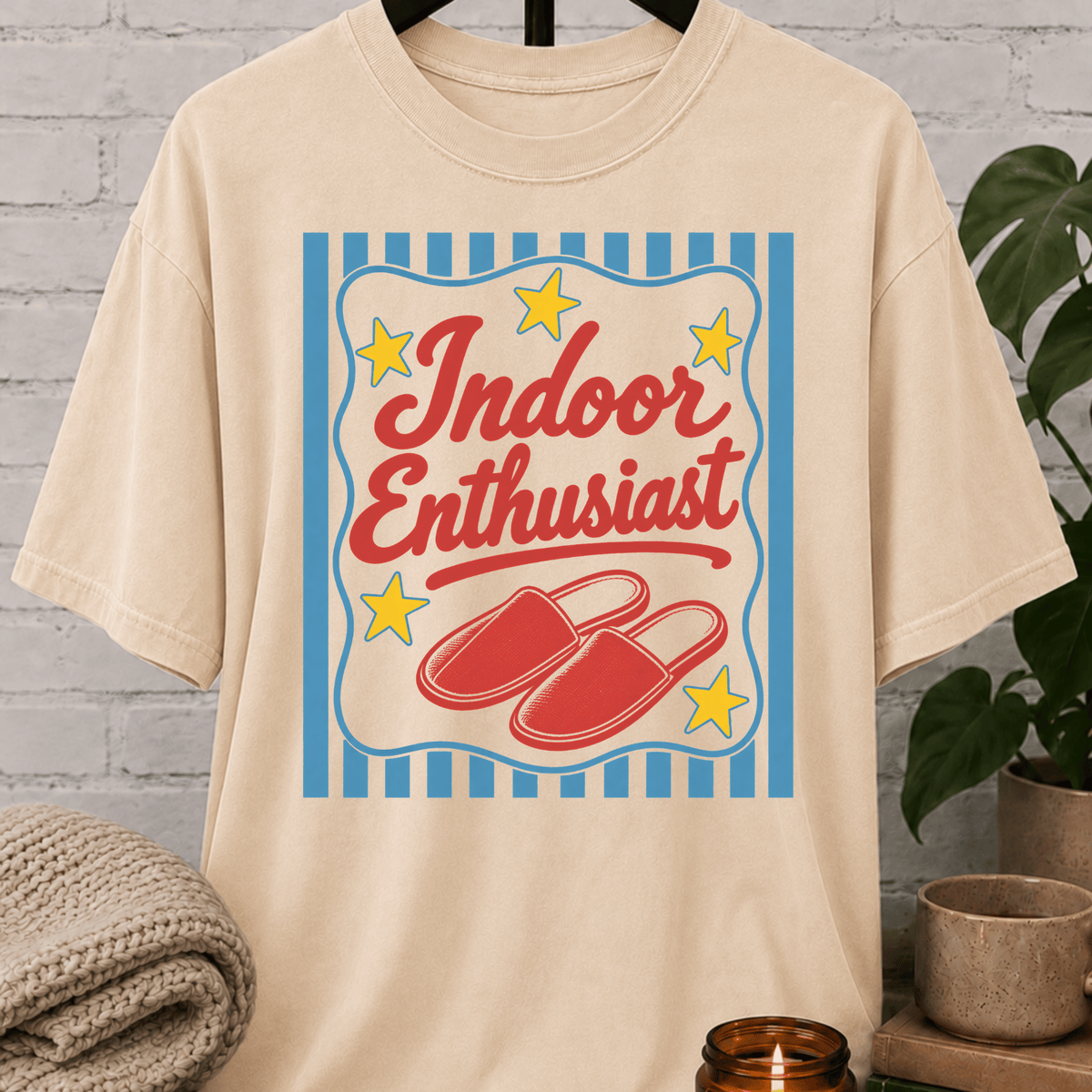 Indoor Enthusiast Stay Home T-Shirt