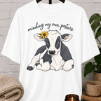 Minding My Own Pasture Cow T-Shirt