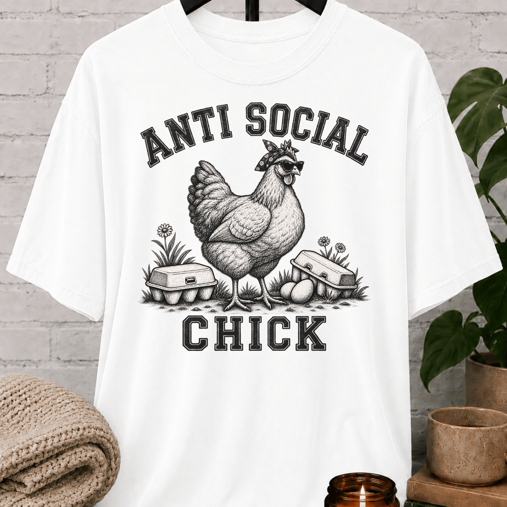 Anti Social Chick Chicken T-Shirt