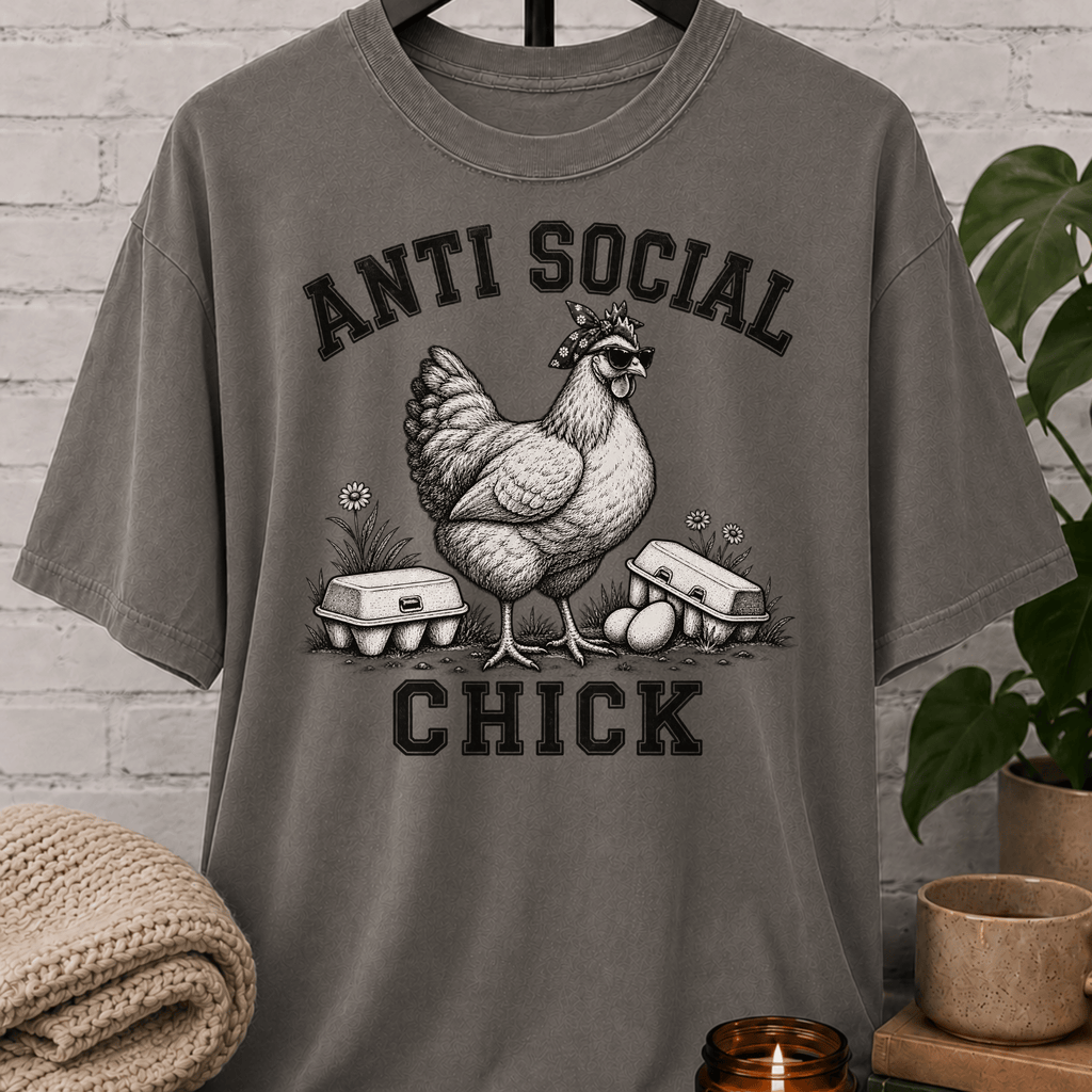 Anti Social Chick Chicken T-Shirt