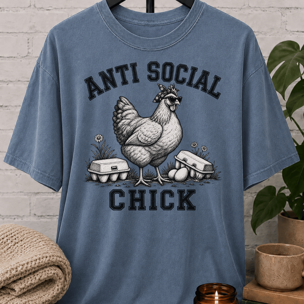 Anti Social Chick Chicken T-Shirt