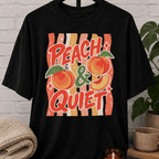 Peach and Quiet Retro Peach T-Shirt