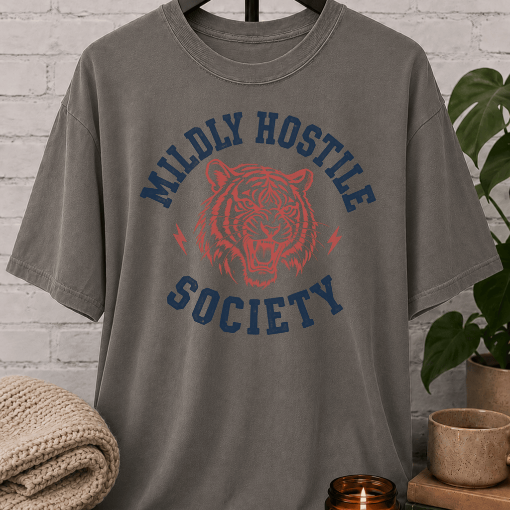 Mildly Hostile Society Tiger T-Shirt